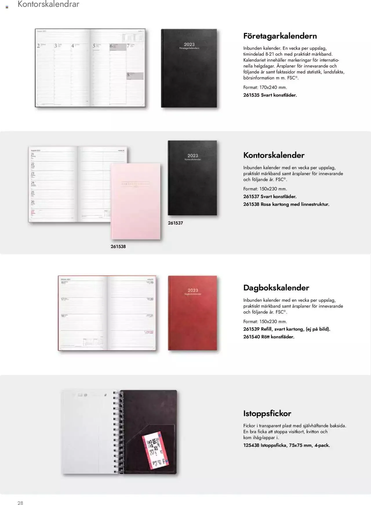 Almanackor och Kalendrar 2023 från 10 april till 31 december 2023 - Reklamblad sidor 28