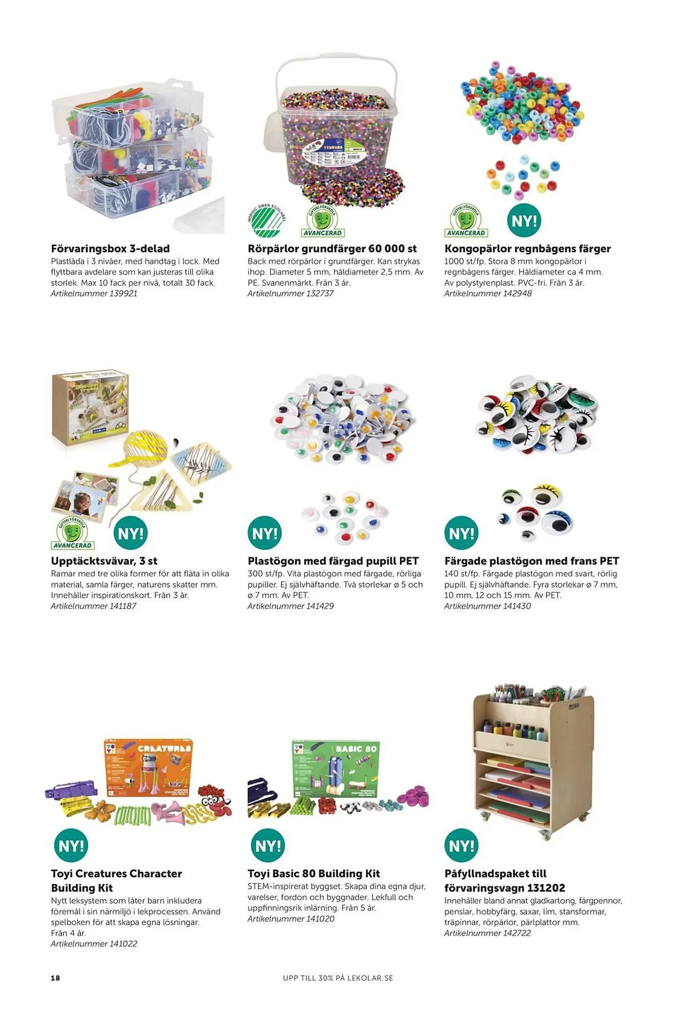 Lekolar reklamblad från 23 februari till 31 december 2024 - Reklamblad sidor 18