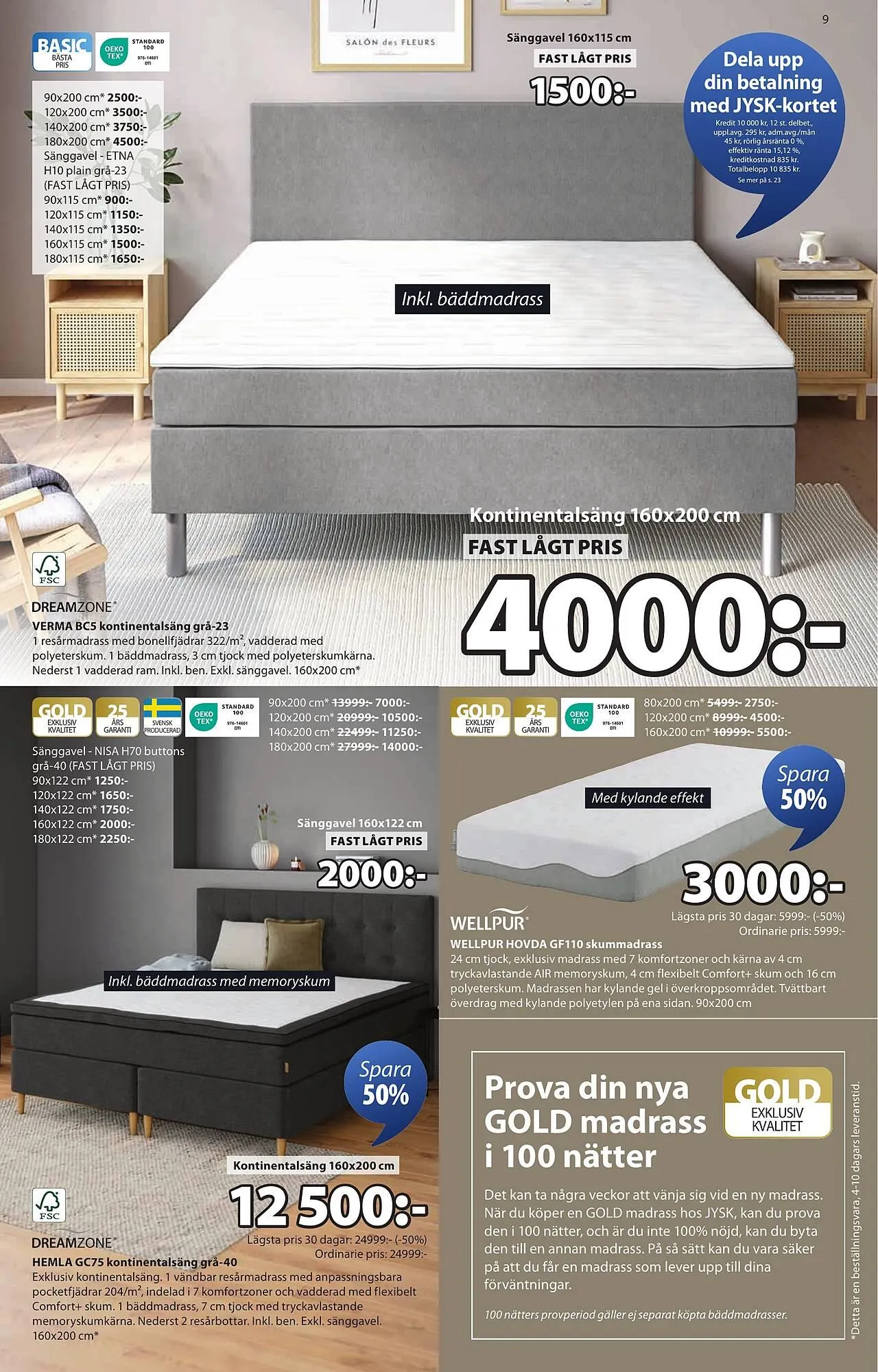 JYSK reklamblad från 22 september till 5 oktober 2025 - Reklamblad sidor 9