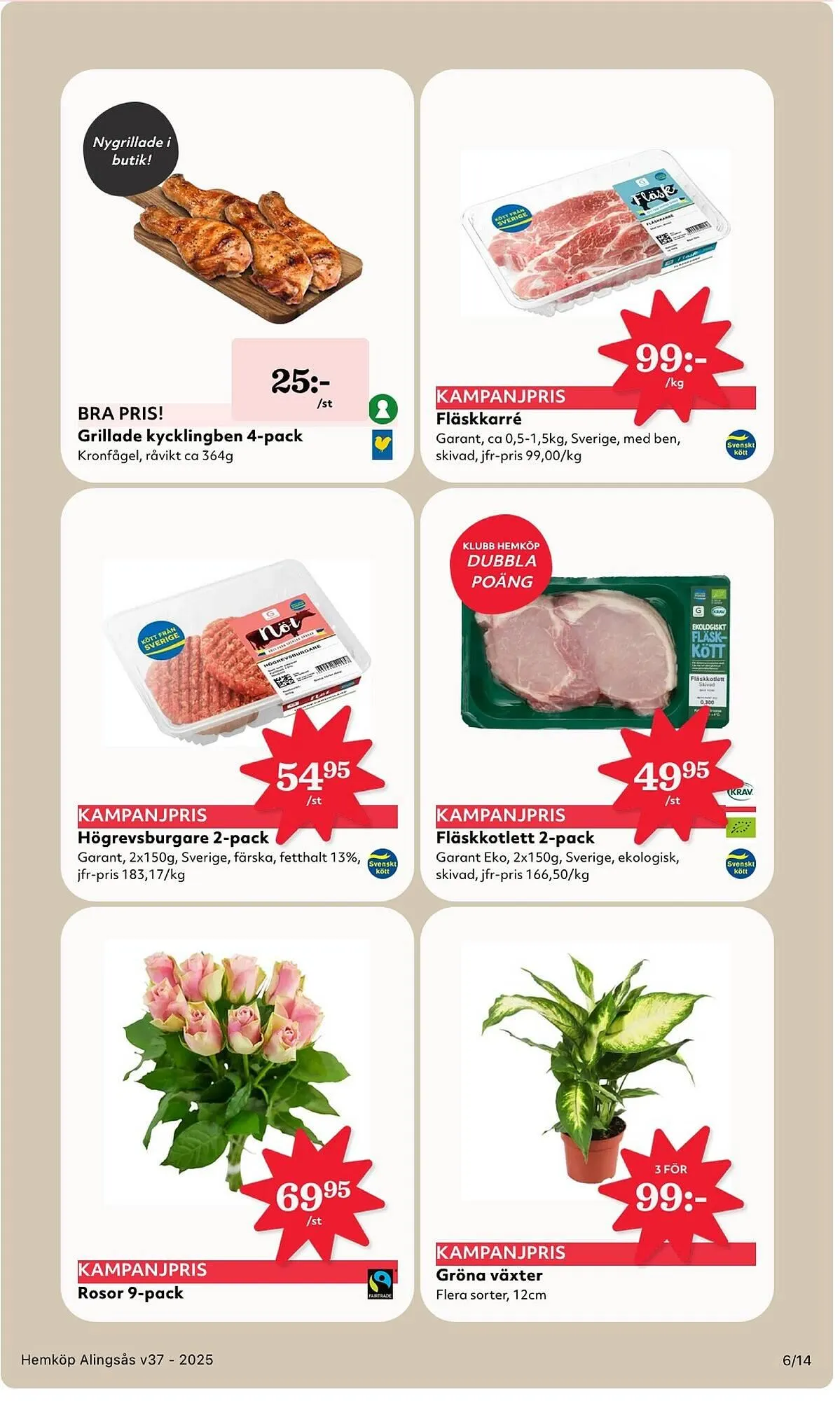Östenssons reklamblad från 8 september till 14 september 2025 - Reklamblad sidor 6