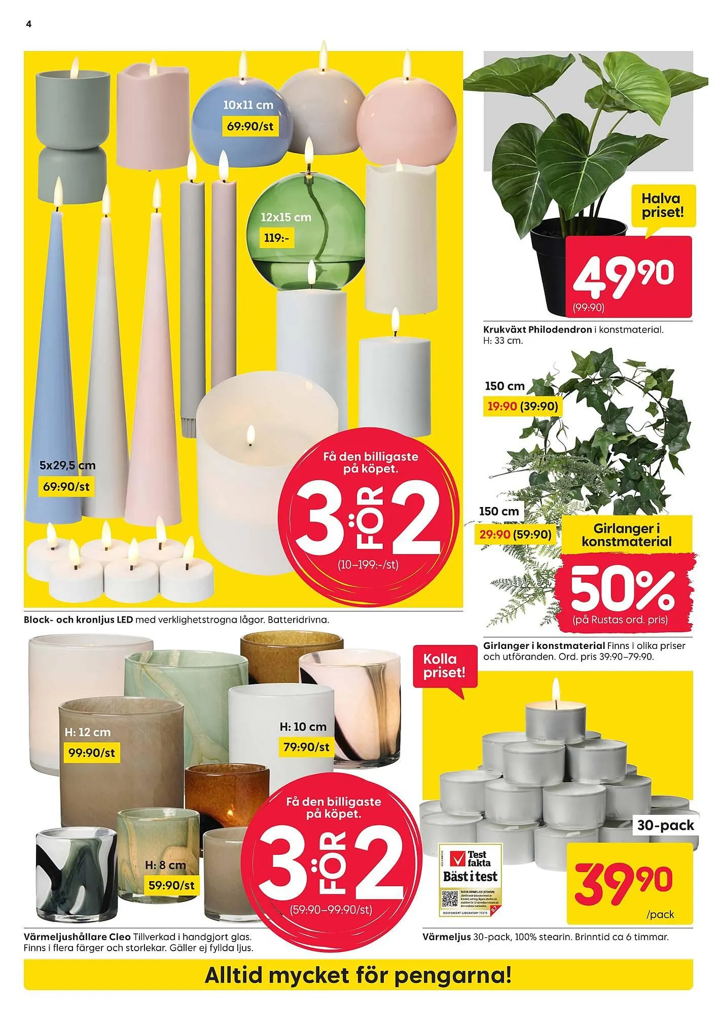 Rusta reklamblad från 4 augusti till 10 augusti 2025 - Reklamblad sidor 4