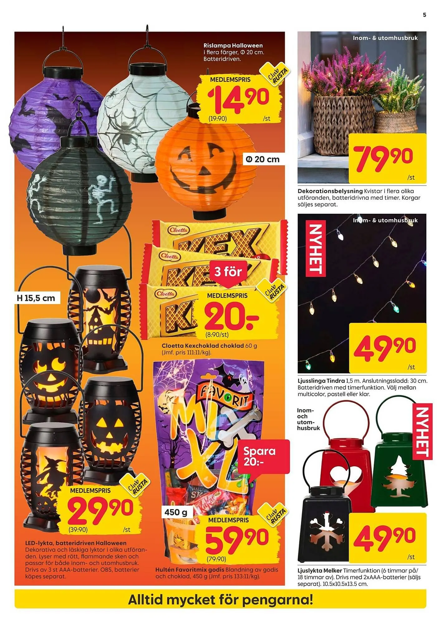 Rusta reklamblad från 2 oktober till 8 oktober 2023 - Reklamblad sidor 5