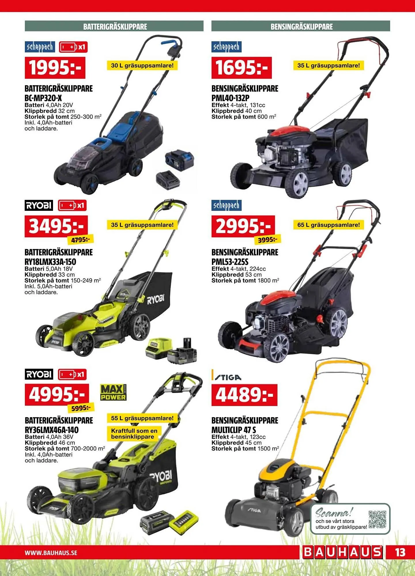 Bauhaus reklamblad från 7 april till 20 april 2026 - Reklamblad sidor 13