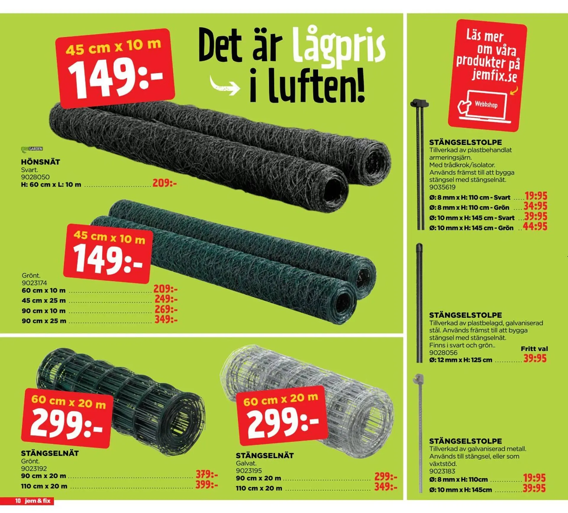 Jem&Fix reklamblad från 4 maj till 11 maj 2026 - Reklamblad sidor 10
