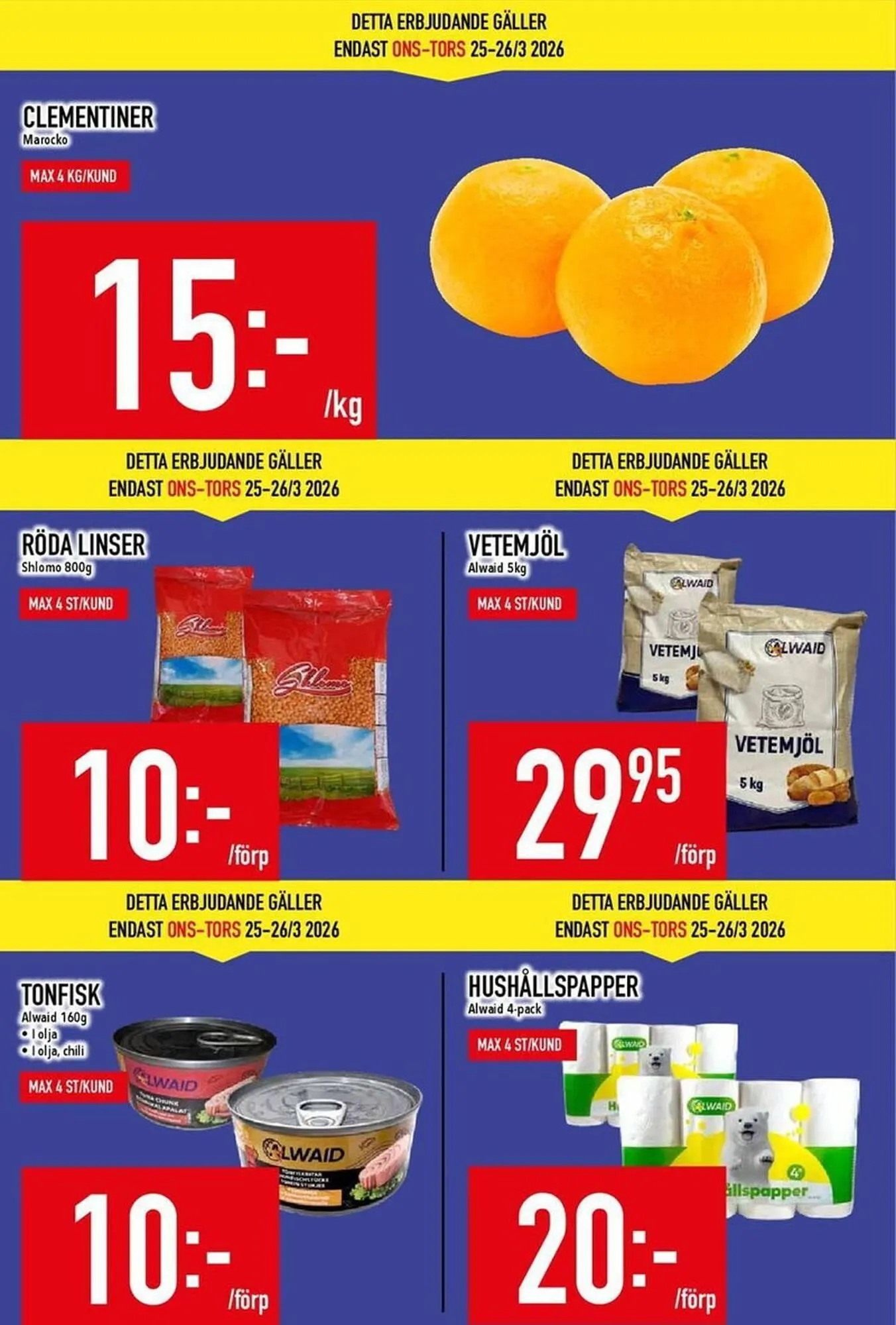 Matdax reklamblad från 23 mars till 29 mars 2026 - Reklamblad sidor 3