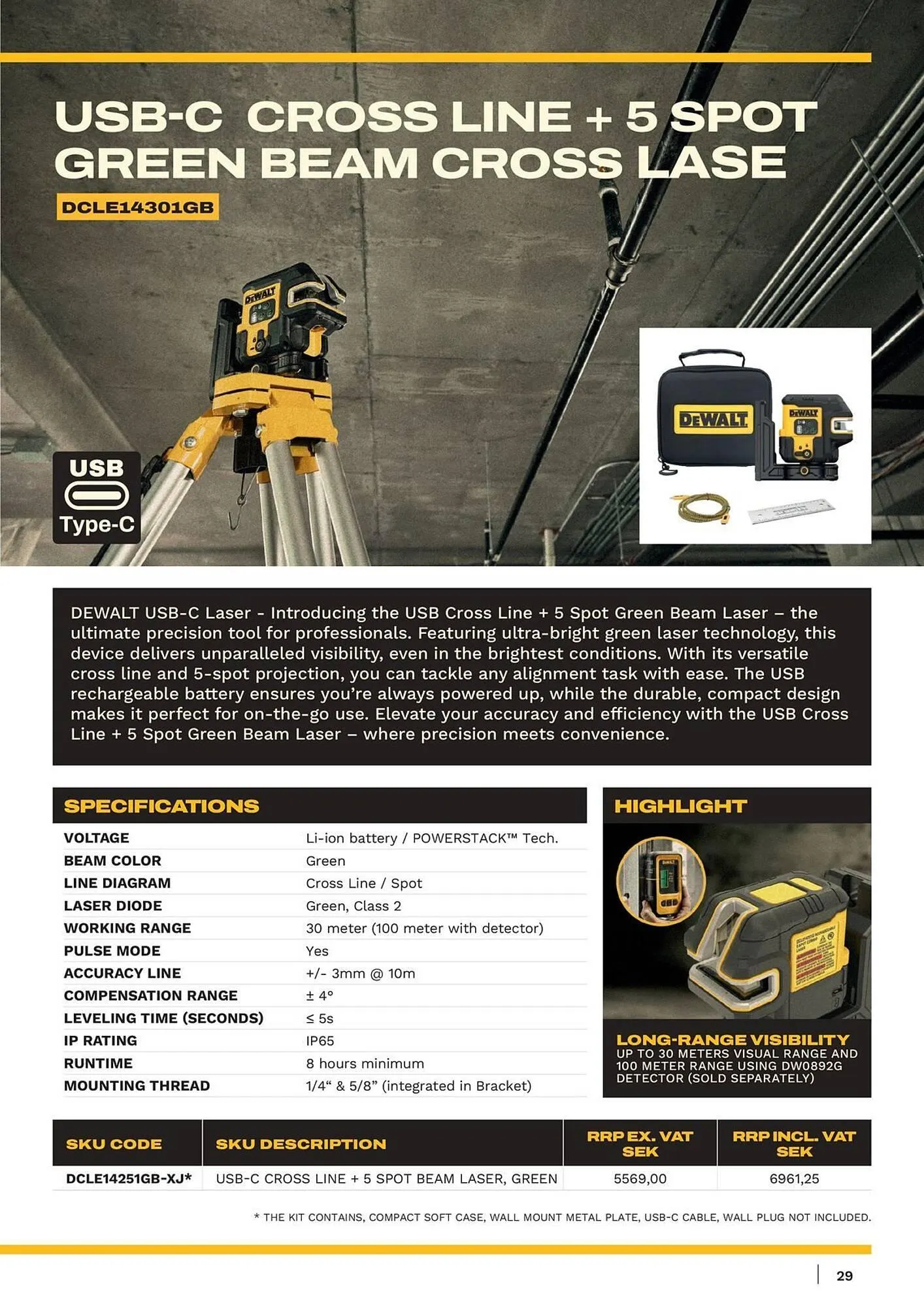 Dewalt reklamblad från 9 maj till 31 augusti 2025 - Reklamblad sidor 29