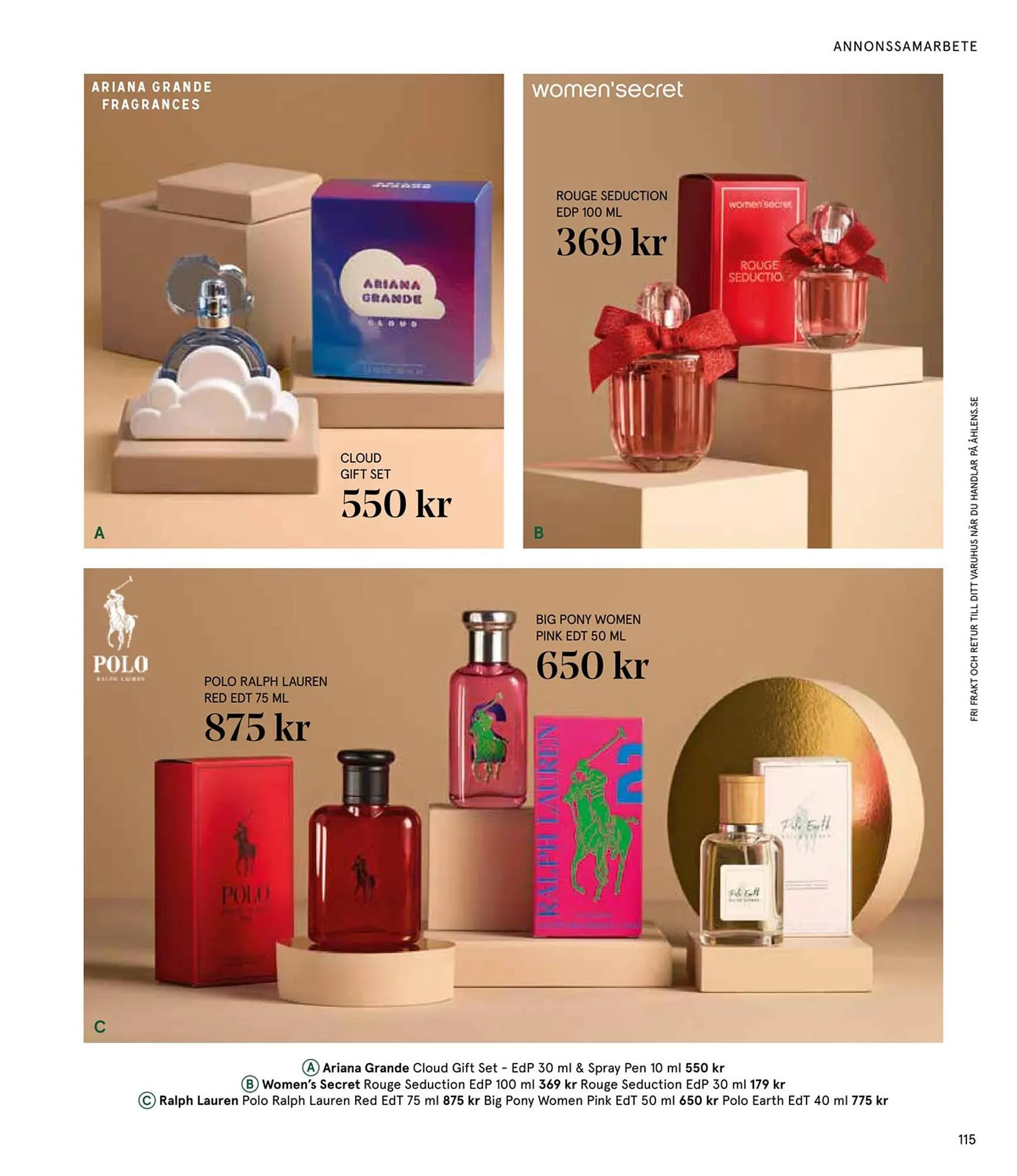 Åhléns reklamblad från 25 november till 24 december 2024 - Reklamblad sidor 115