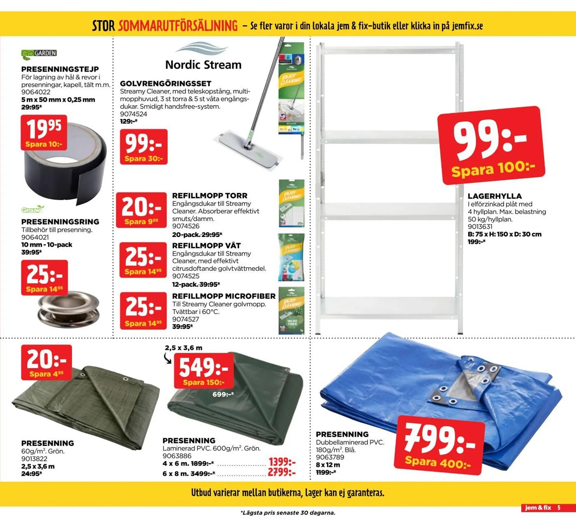 Jem&Fix reklamblad från 4 augusti till 24 augusti 2025 - Reklamblad sidor 5