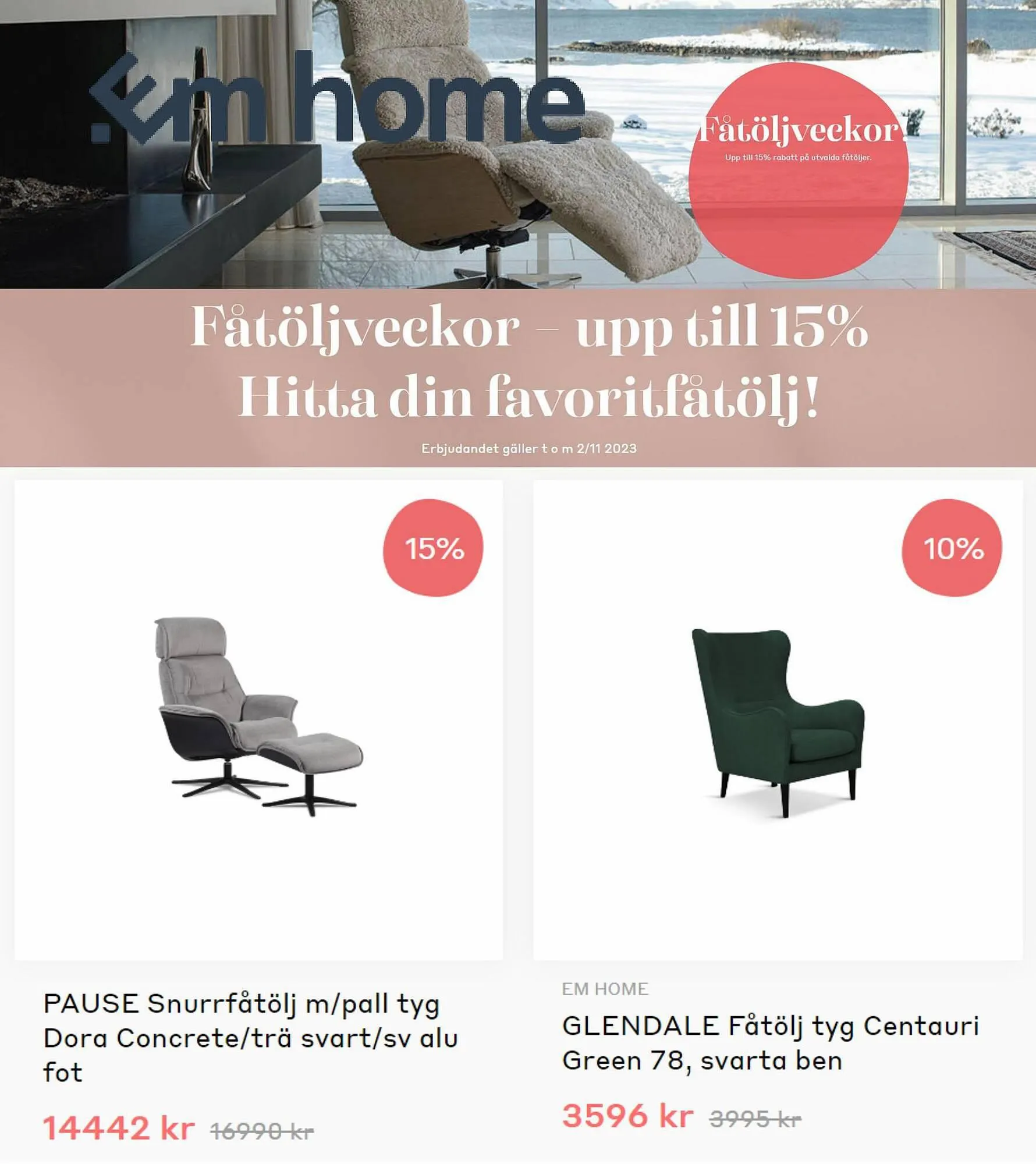 EM Home reklamblad från 3 oktober till 2 november 2023 - Reklamblad sidor 5