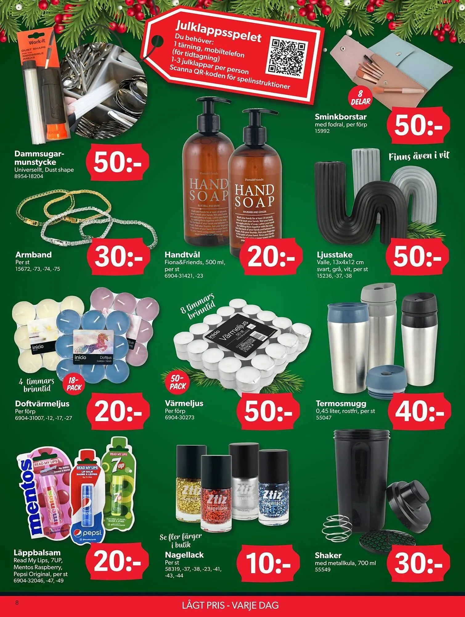 DollarStore reklamblad från 3 december till 10 december 2023 - Reklamblad sidor 8