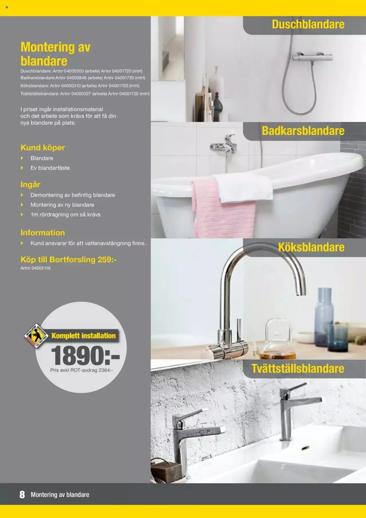 Bauhaus - Montageservice från 19 mars till 31 december 2023 - Reklamblad sidor 7