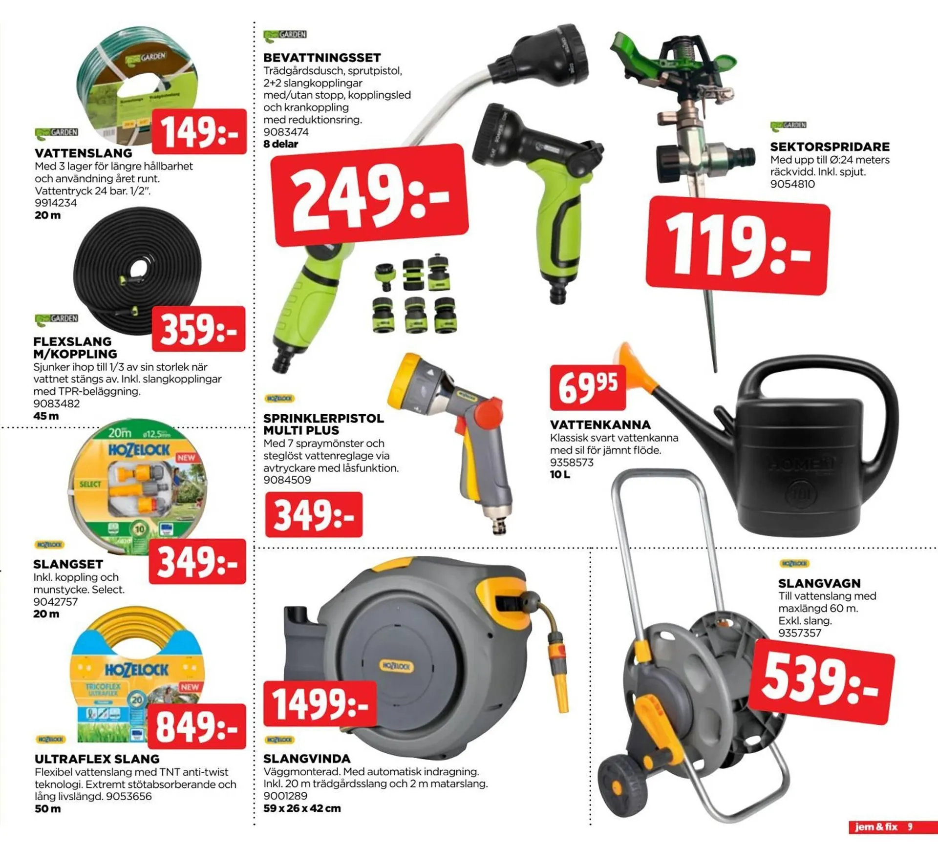 Jem&Fix reklamblad från 4 maj till 11 maj 2026 - Reklamblad sidor 9