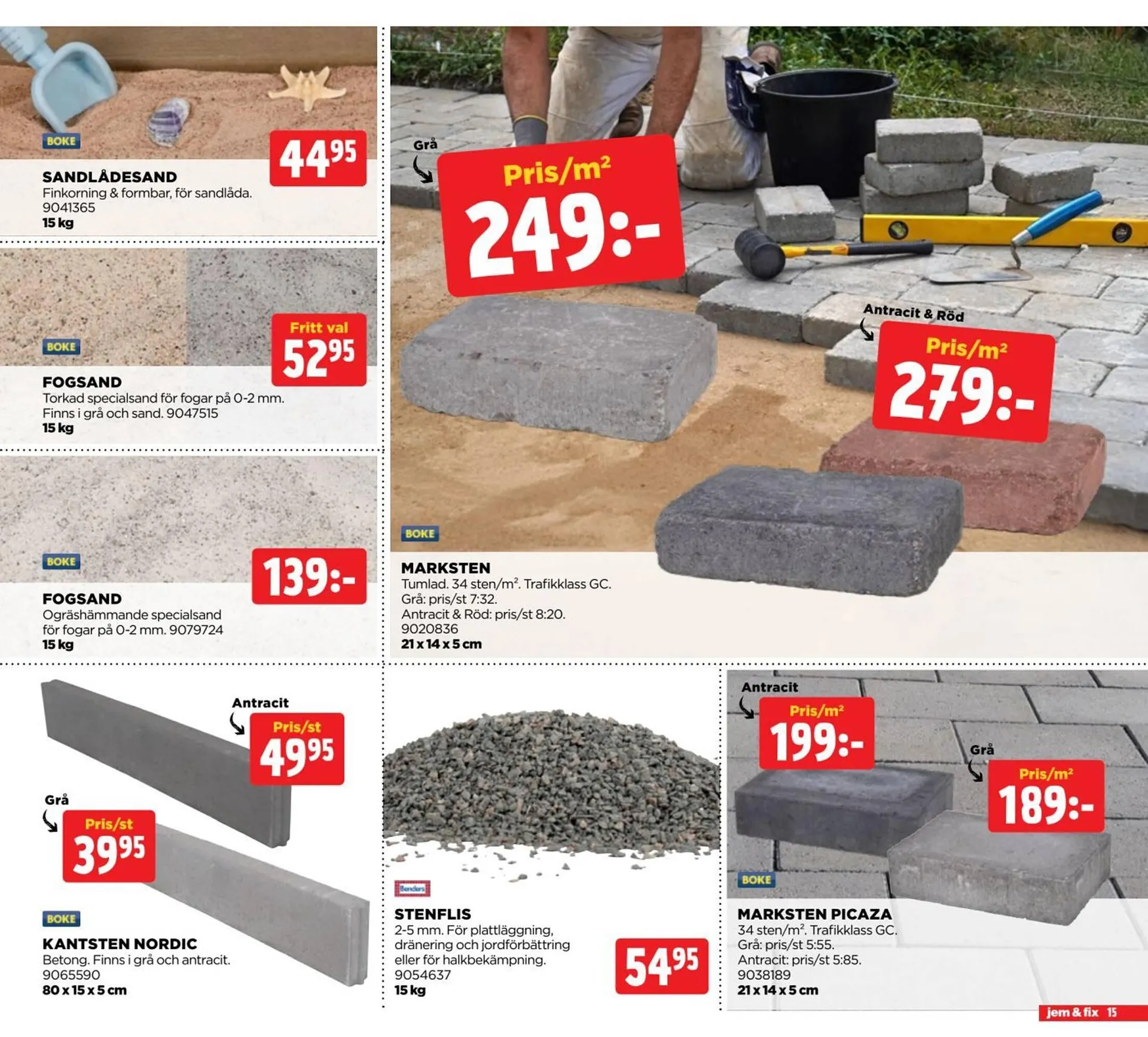 Jem&Fix reklamblad från 6 oktober till 20 oktober 2025 - Reklamblad sidor 15