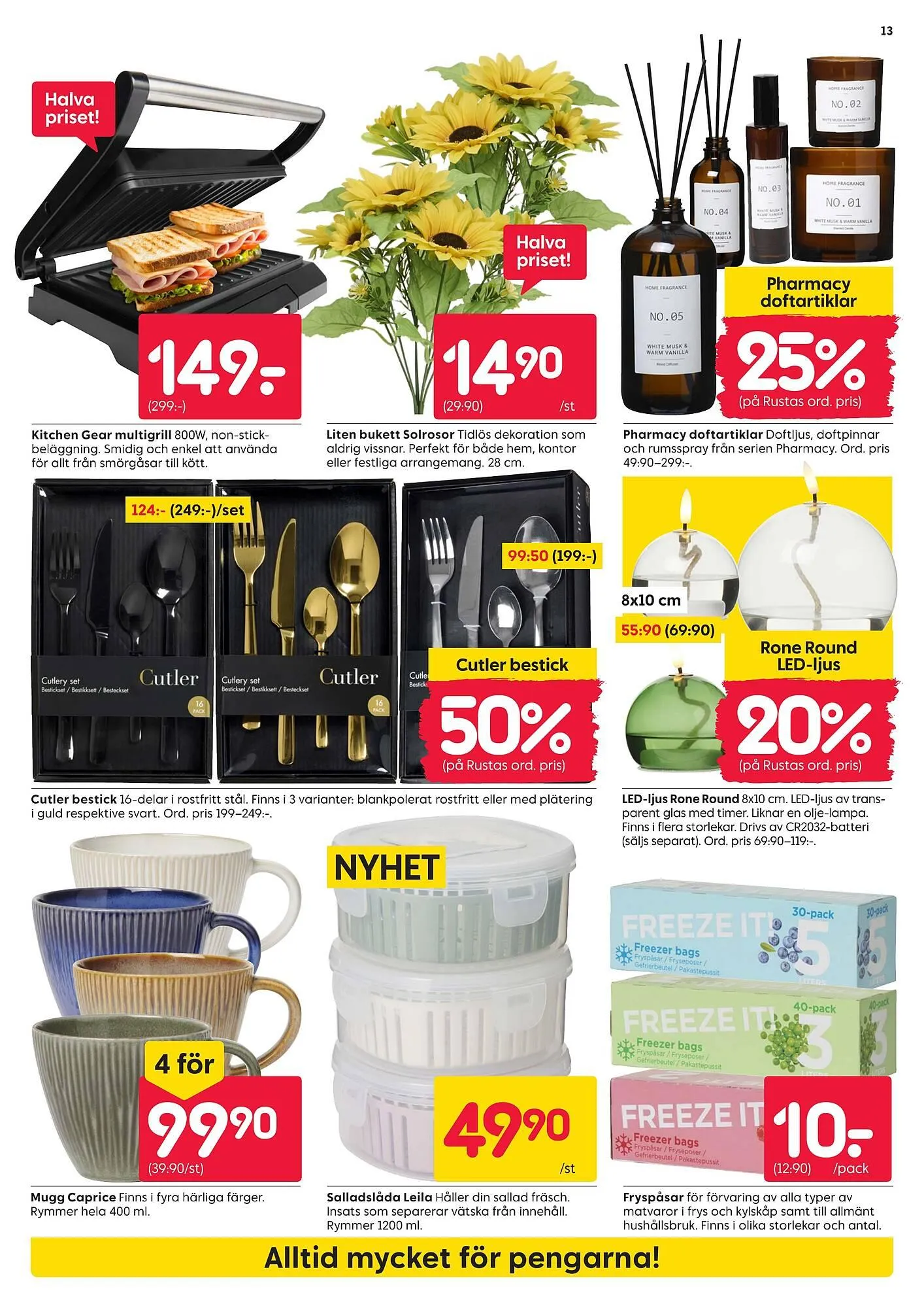 Rusta reklamblad från 8 september till 14 september 2025 - Reklamblad sidor 13