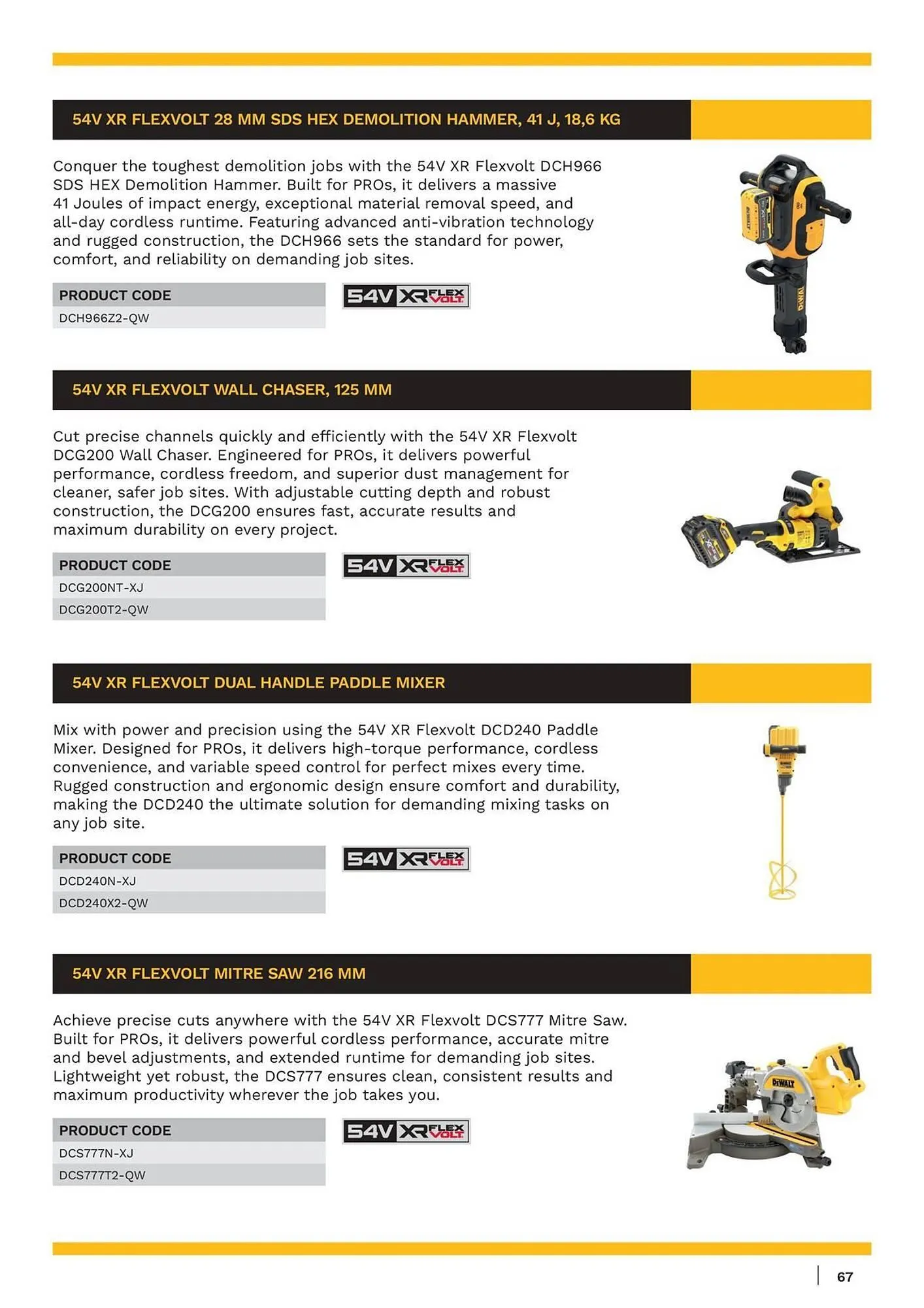 Dewalt reklamblad från 18 oktober till 1 november 2025 - Reklamblad sidor 67