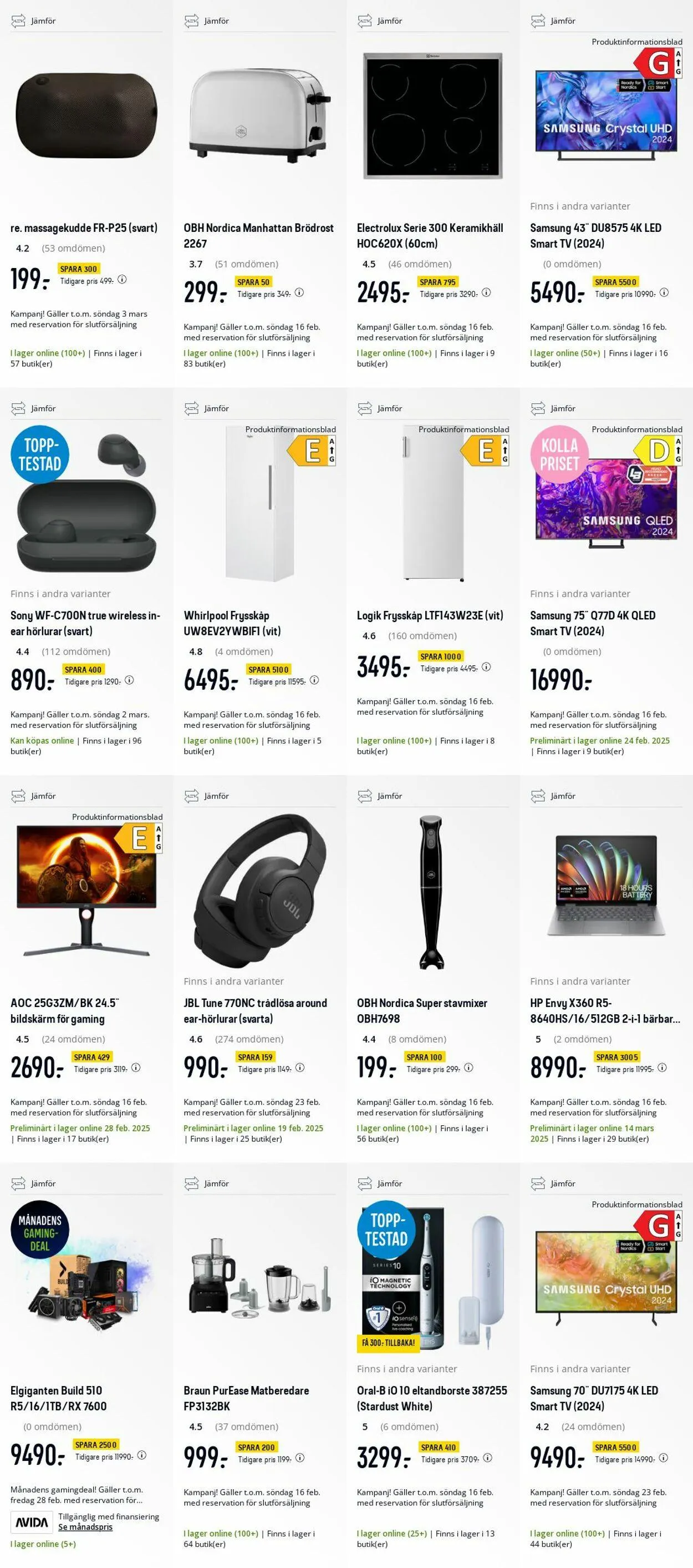 Elgiganten från 10 februari till 16 februari 2025 - Reklamblad sidor 17