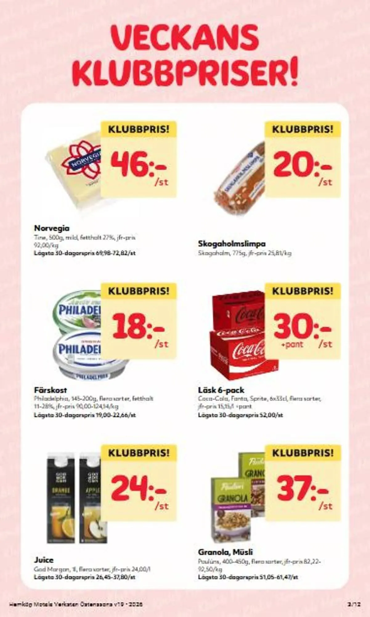Hemköp reklamblad från 4 maj till 10 maj 2026 - Reklamblad sidor 3
