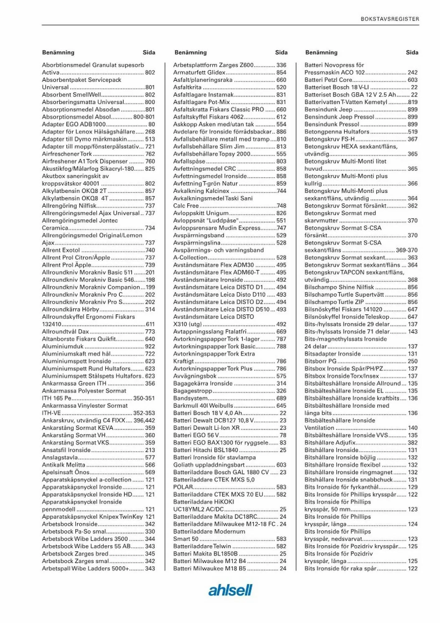 Ahlsell reklamblad från 6 september till 4 november 2023 - Reklamblad sidor 7