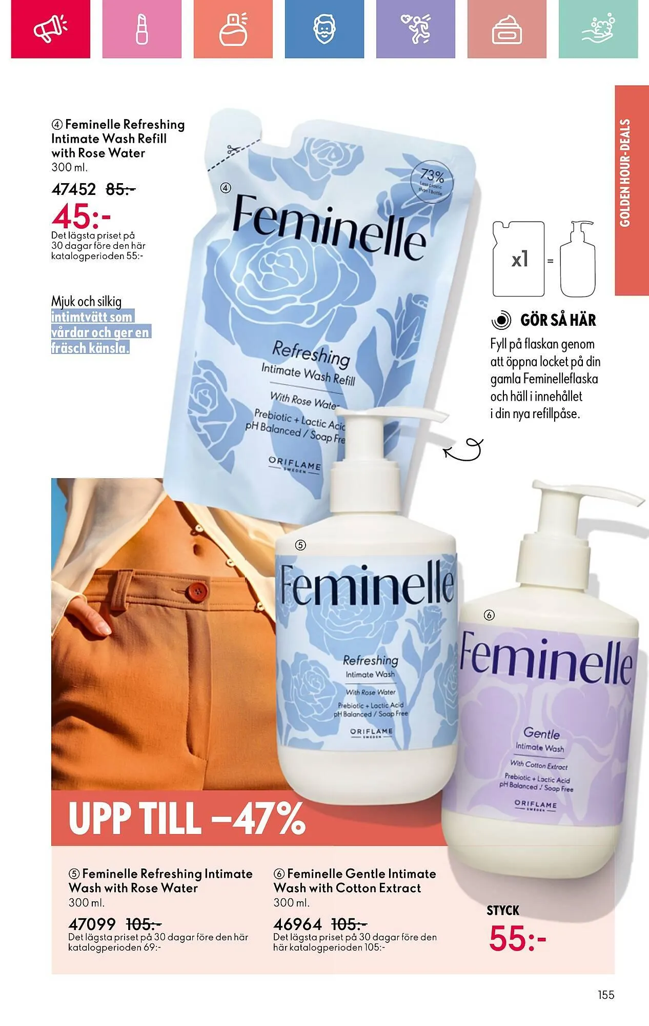 Oriflame reklamblad från 13 juli till 2 augusti 2025 - Reklamblad sidor 155