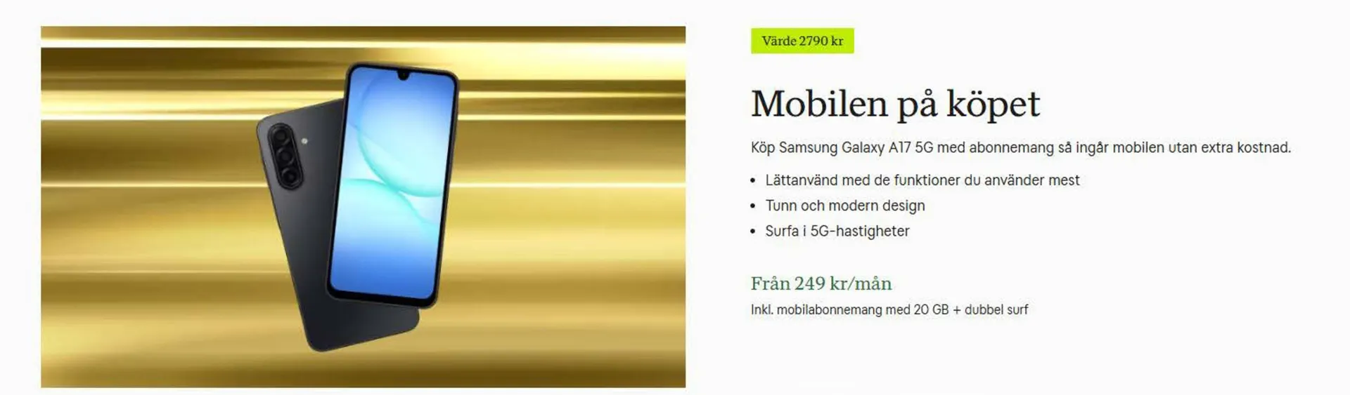 Tele2 reklamblad från 12 januari till 27 januari 2026 - Reklamblad sidor 3