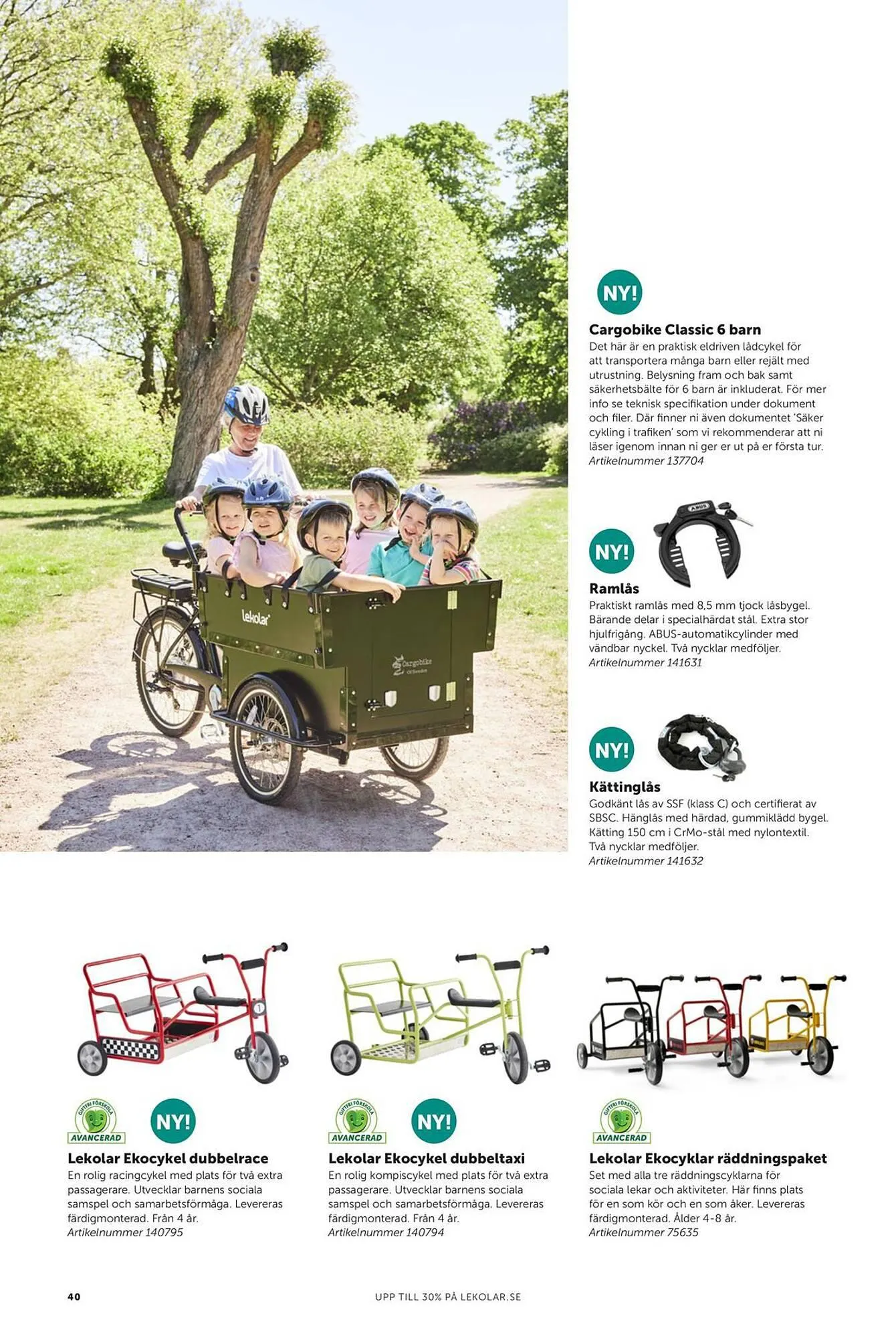 Lekolar reklamblad från 23 februari till 31 december 2024 - Reklamblad sidor 40