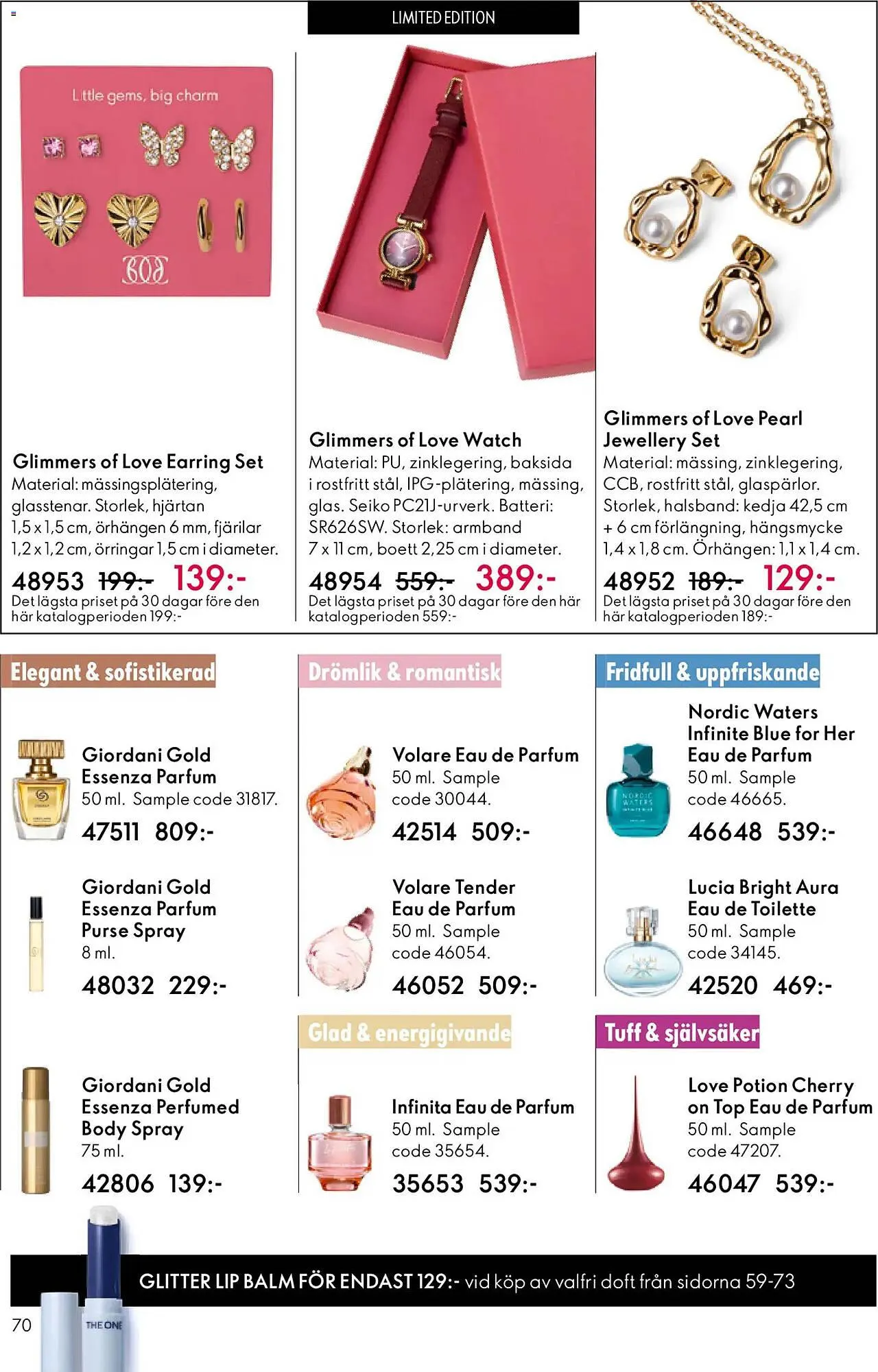 Oriflame reklamblad från 22 april till 12 maj 2026 - Reklamblad sidor 70