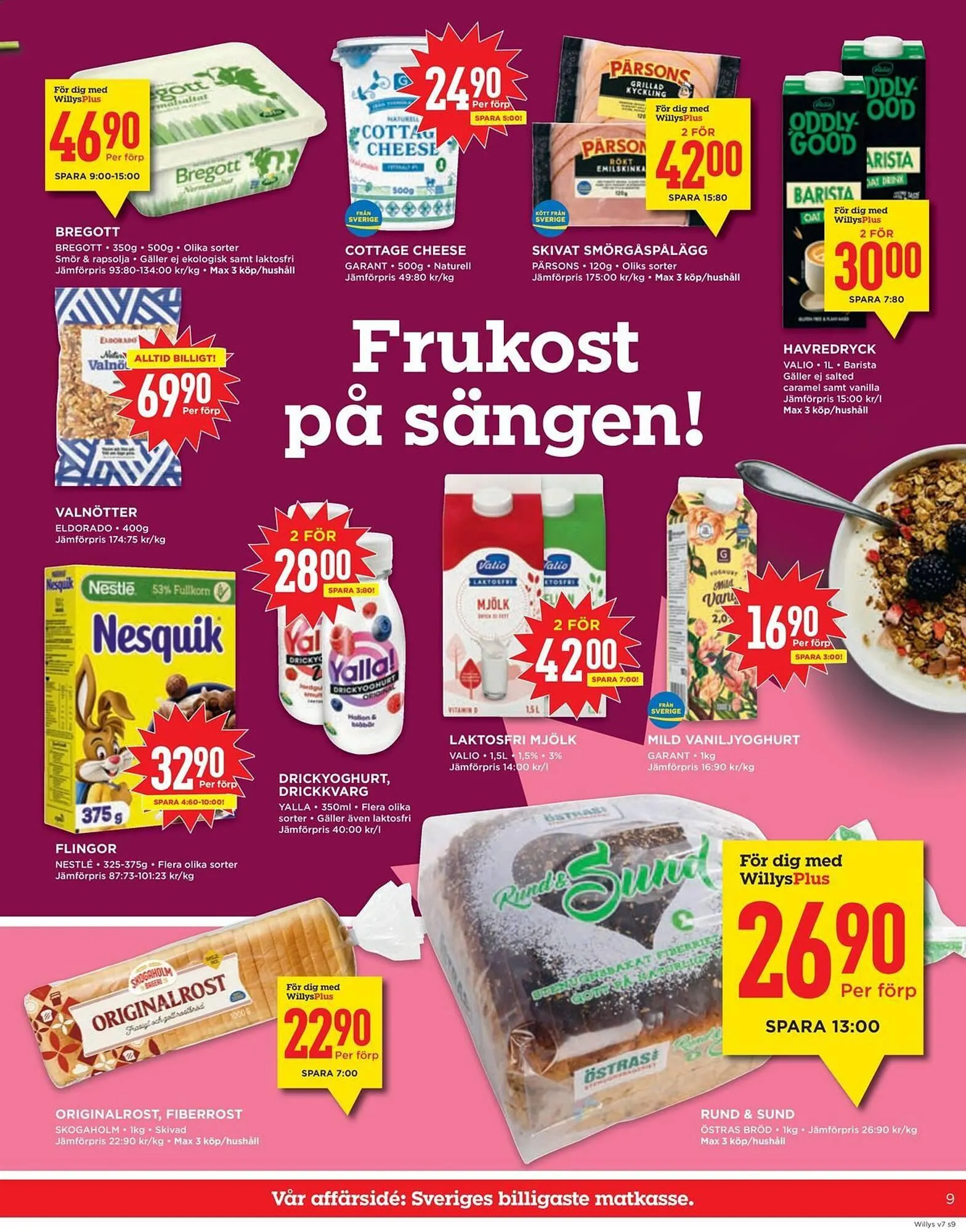 Willys reklamblad från 7 februari till 16 februari 2025 - Reklamblad sidor 9