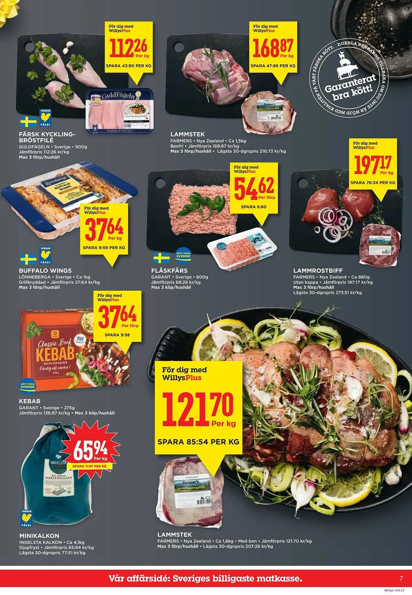 Willys reklamblad från 30 mars till 6 april 2026 - Reklamblad sidor 7