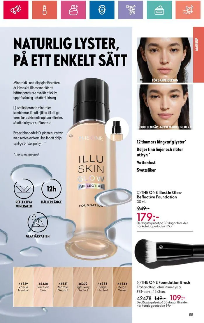 Oriflame reklamblad från 20 juni till 4 juli 2024 - Reklamblad sidor 55