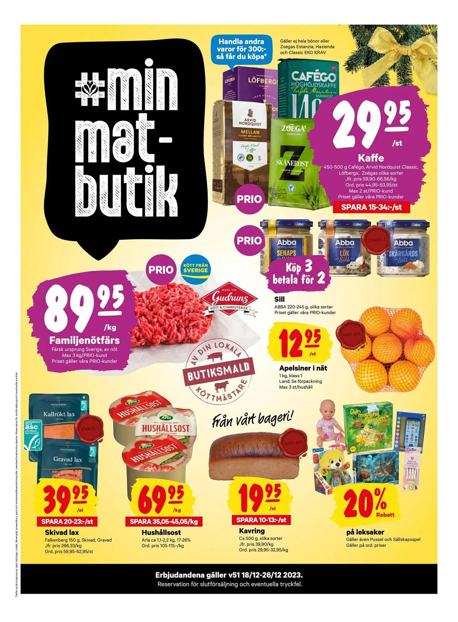 minmatbutik reklamblad från 17 december till 25 december 2023 - Reklamblad sidor 