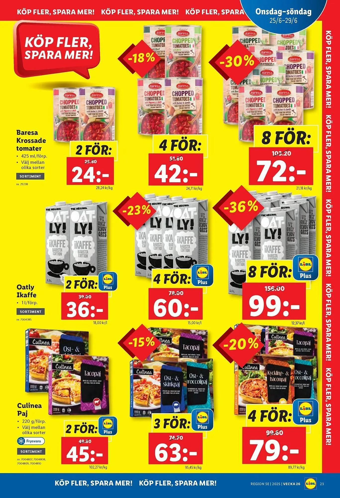 Lidl reklamblad från 23 juni till 29 juni 2025 - Reklamblad sidor 26