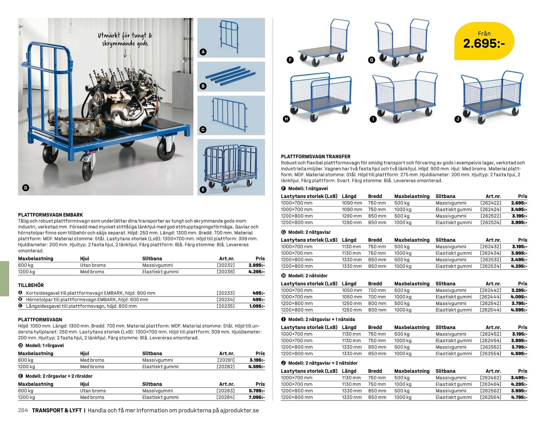 AJ Produkter reklamblad från 1 januari till 31 december 2025 - Reklamblad sidor 264