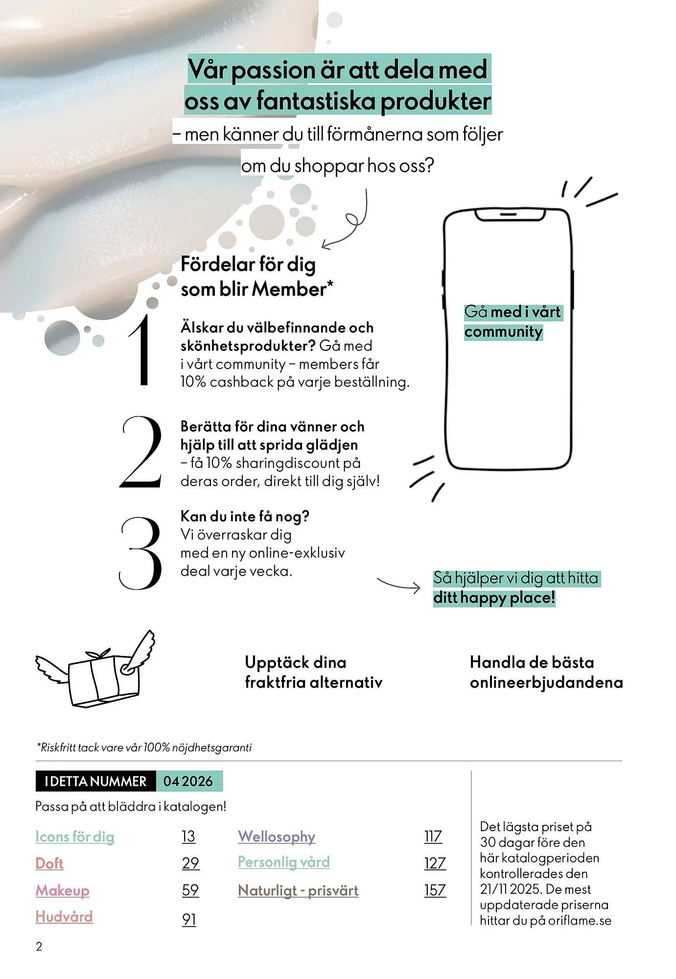 Oriflame reklamblad från 11 mars till 31 mars 2026 - Reklamblad sidor 2