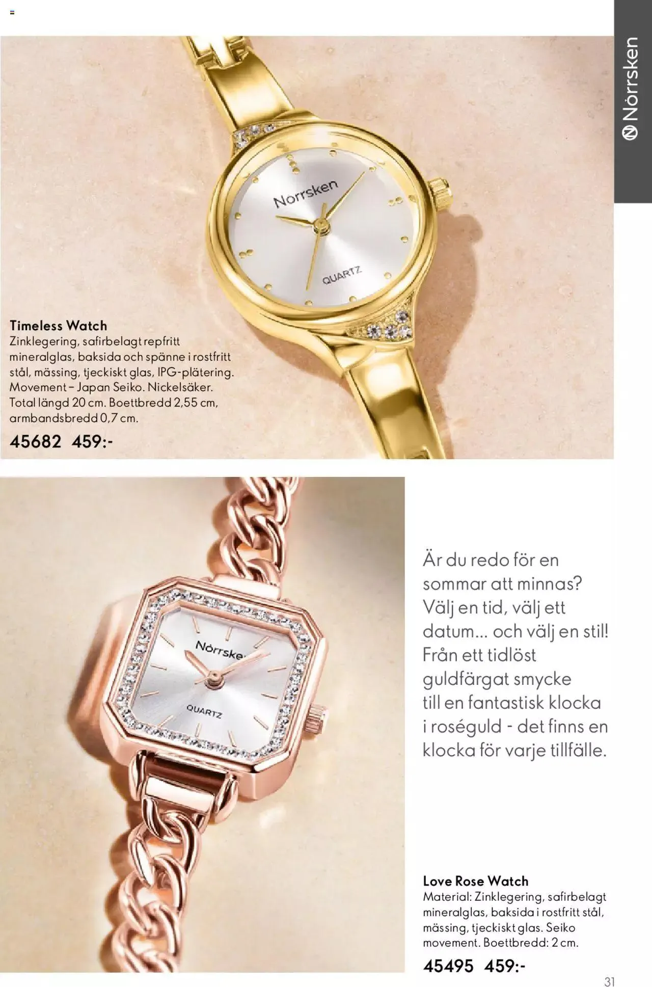 Oriflame - Norrsken Summer Collection från 17 maj till 25 oktober 2023 - Reklamblad sidor 31