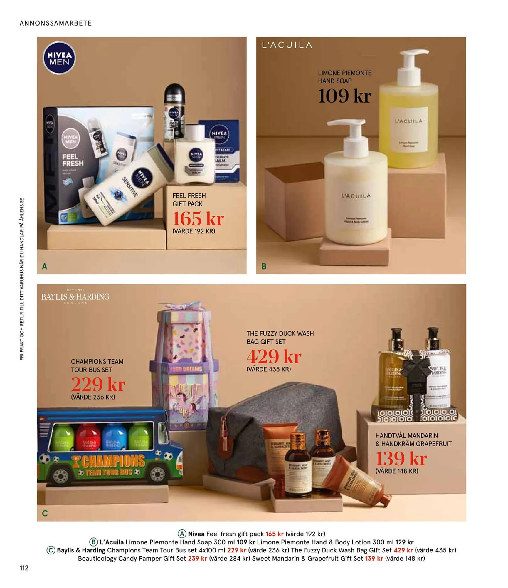 Åhléns reklamblad från 25 november till 24 december 2024 - Reklamblad sidor 112