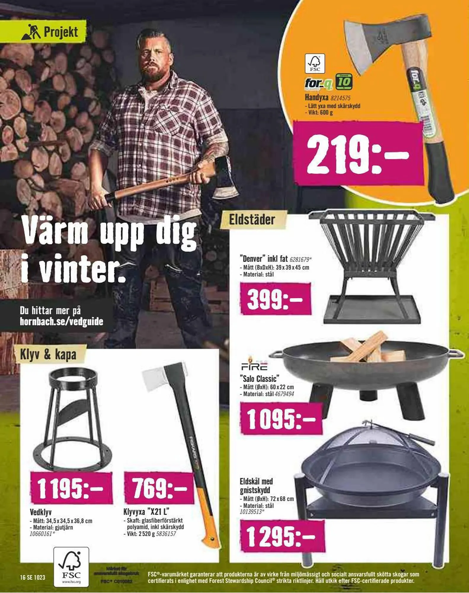 Hornbach reklamblad från 28 september till 25 oktober 2023 - Reklamblad sidor 16