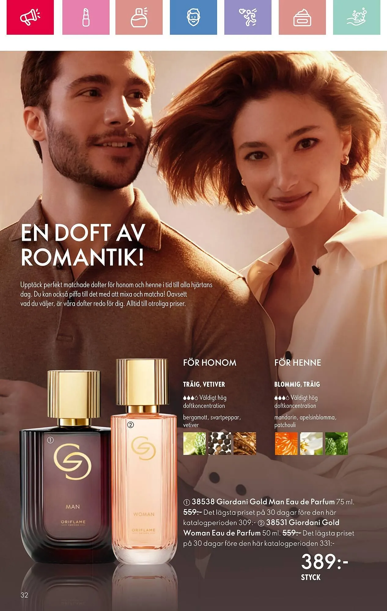 Oriflame reklamblad från 26 januari till 15 februari 2025 - Reklamblad sidor 32