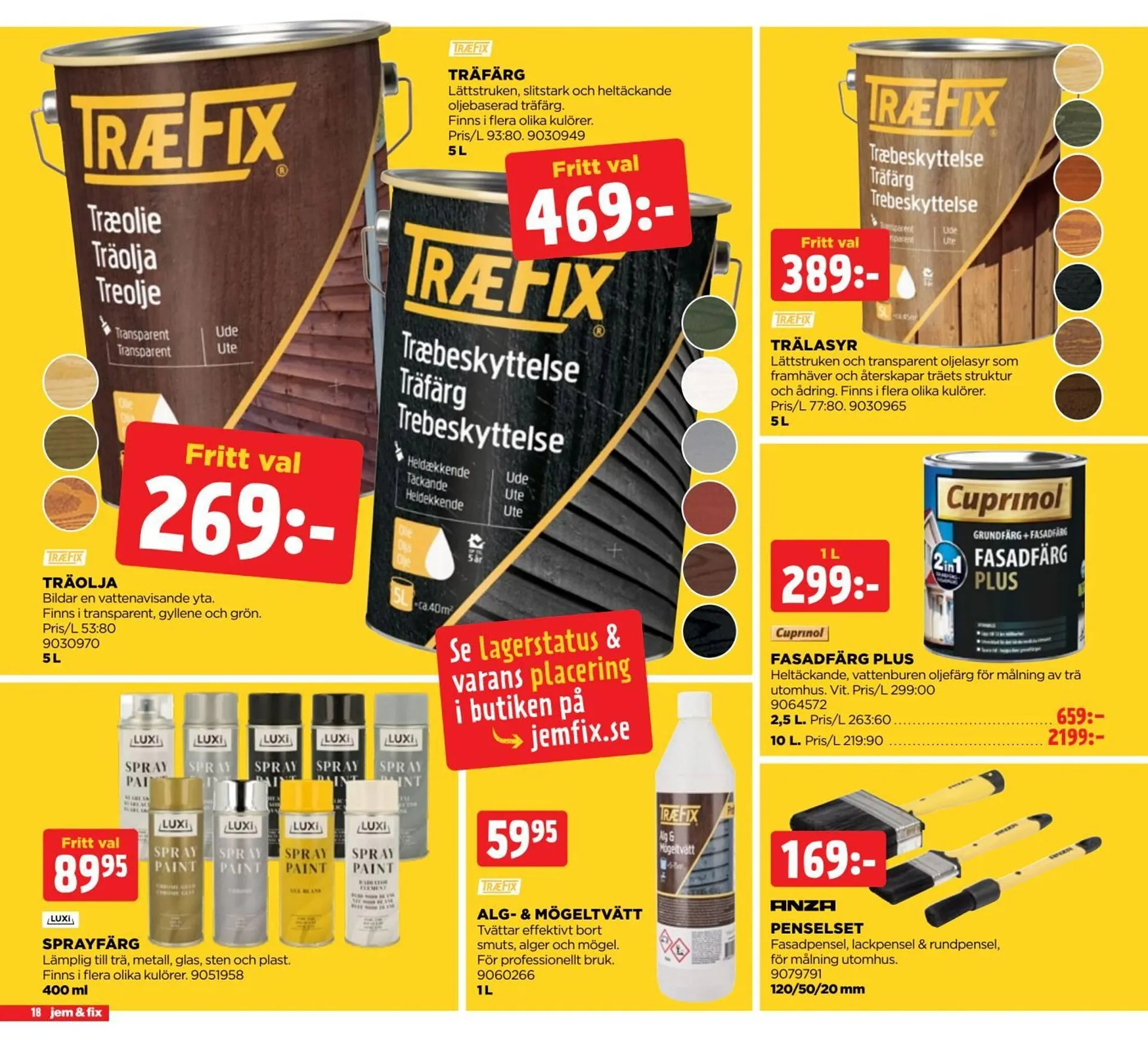 Jem&Fix reklamblad från 4 augusti till 24 augusti 2025 - Reklamblad sidor 18