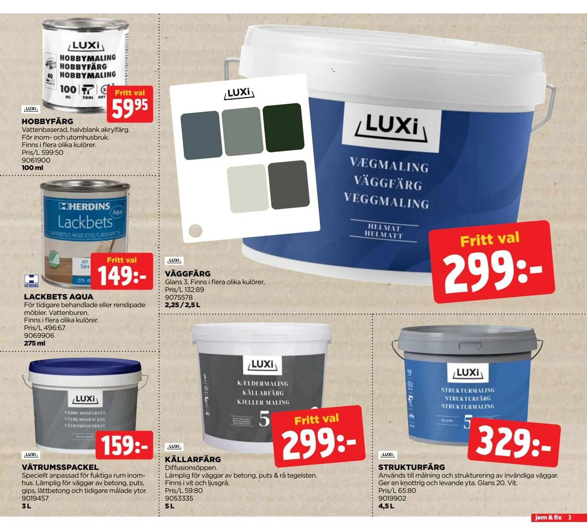 Jem&Fix reklamblad från 22 september till 6 oktober 2025 - Reklamblad sidor 3