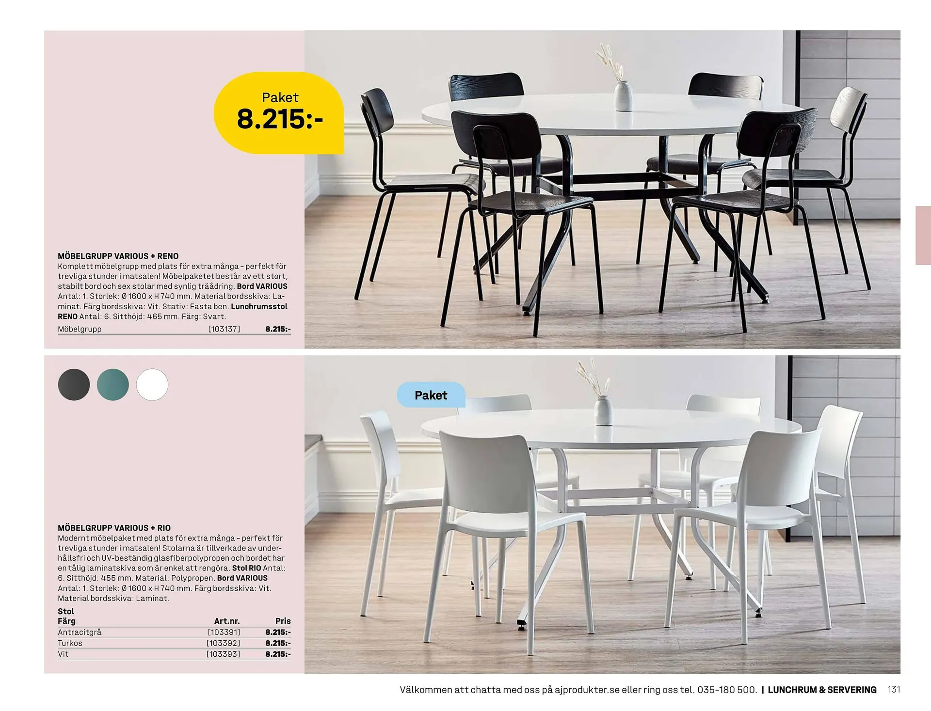 AJ Produkter reklamblad från 1 januari till 31 december 2025 - Reklamblad sidor 131