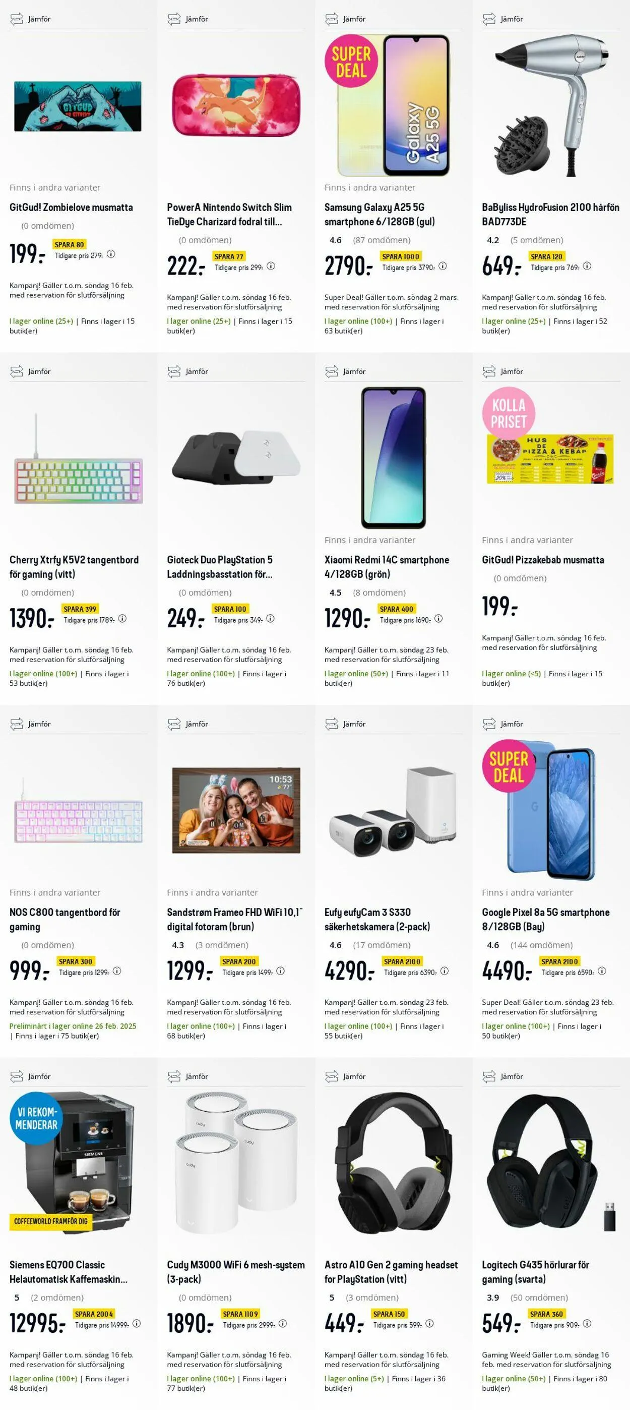 Elgiganten från 10 februari till 16 februari 2025 - Reklamblad sidor 12