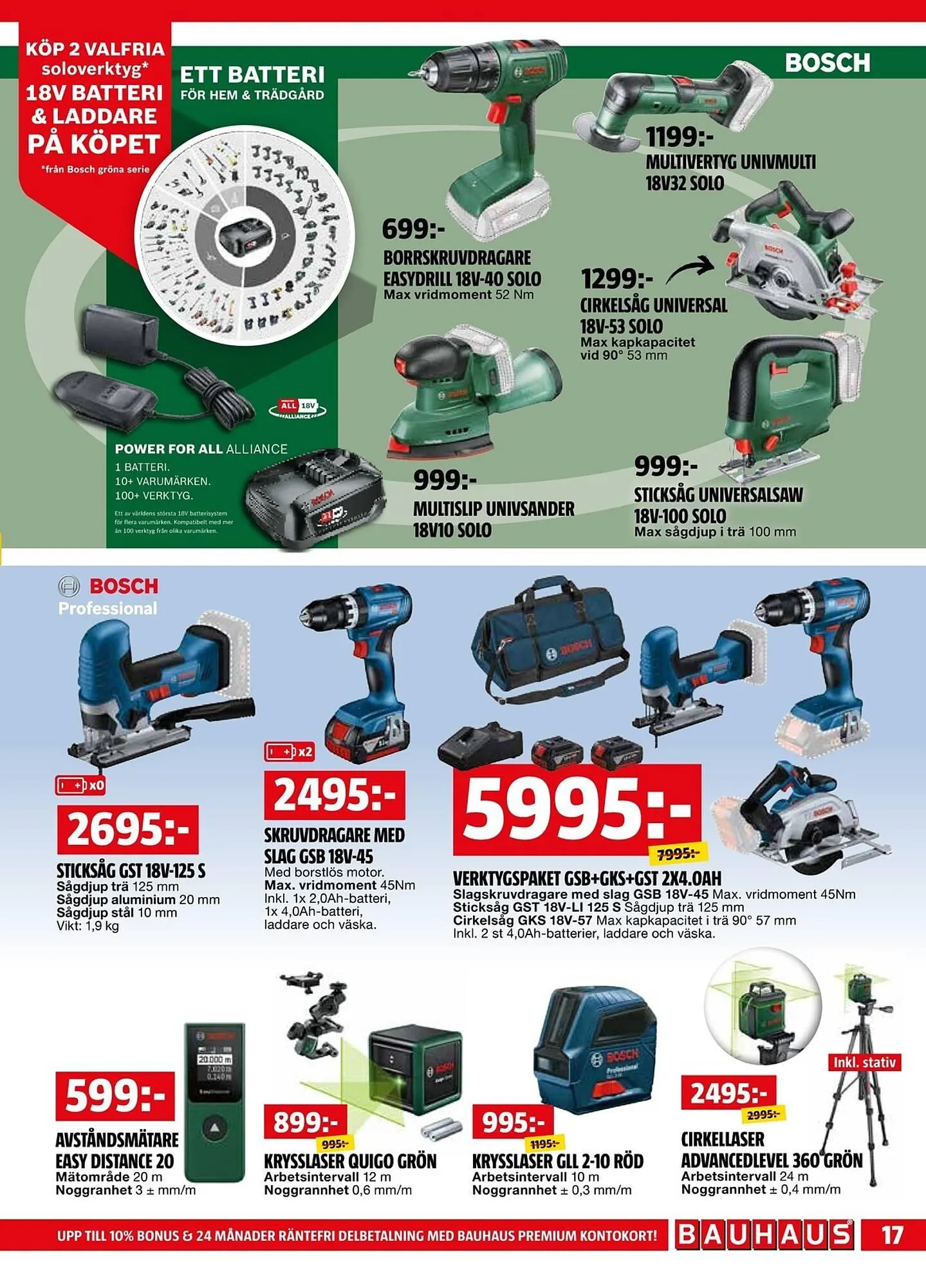 Bauhaus reklamblad från 3 mars till 16 mars 2025 - Reklamblad sidor 17