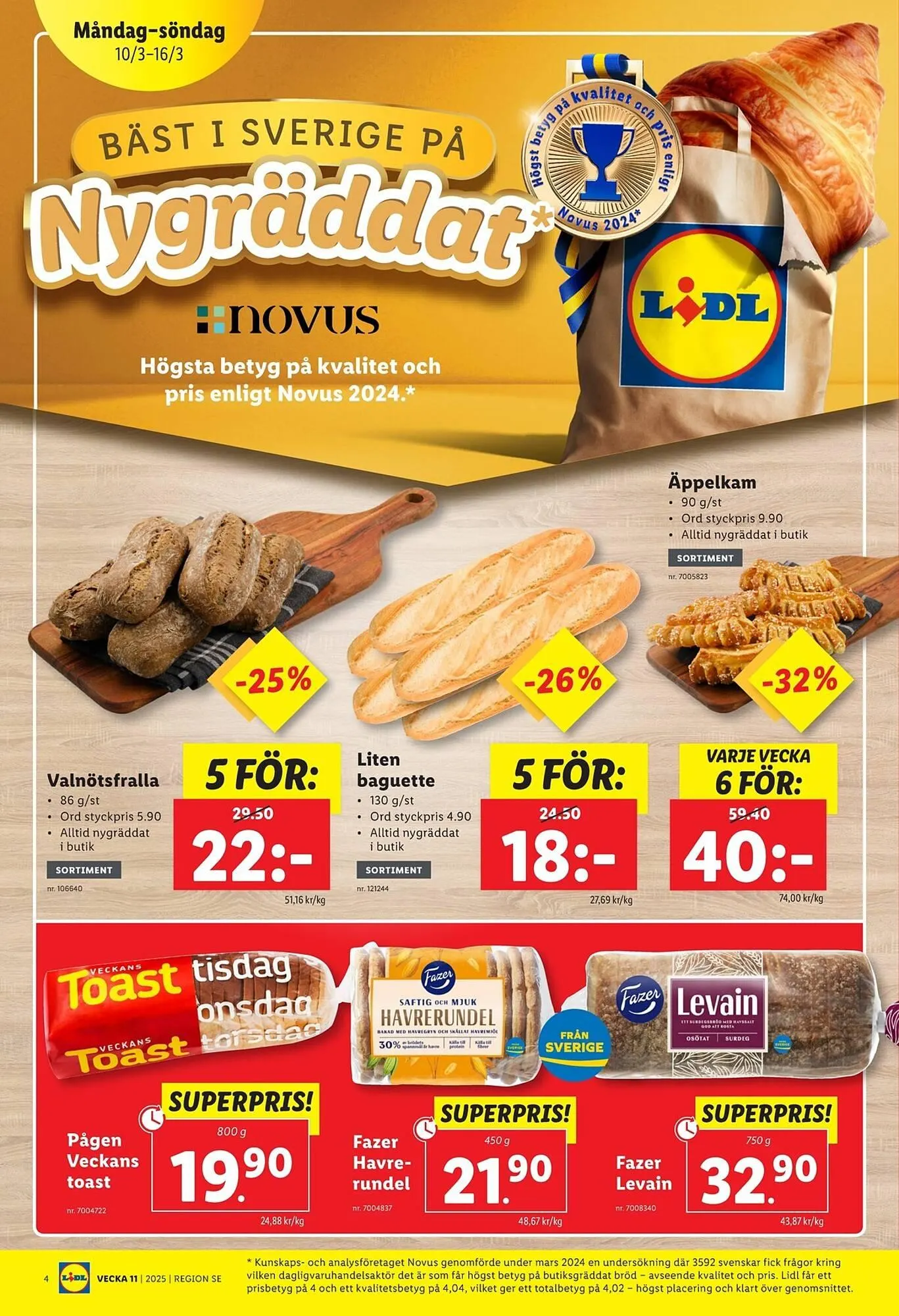 Lidl reklamblad från 10 mars till 16 mars 2025 - Reklamblad sidor 4