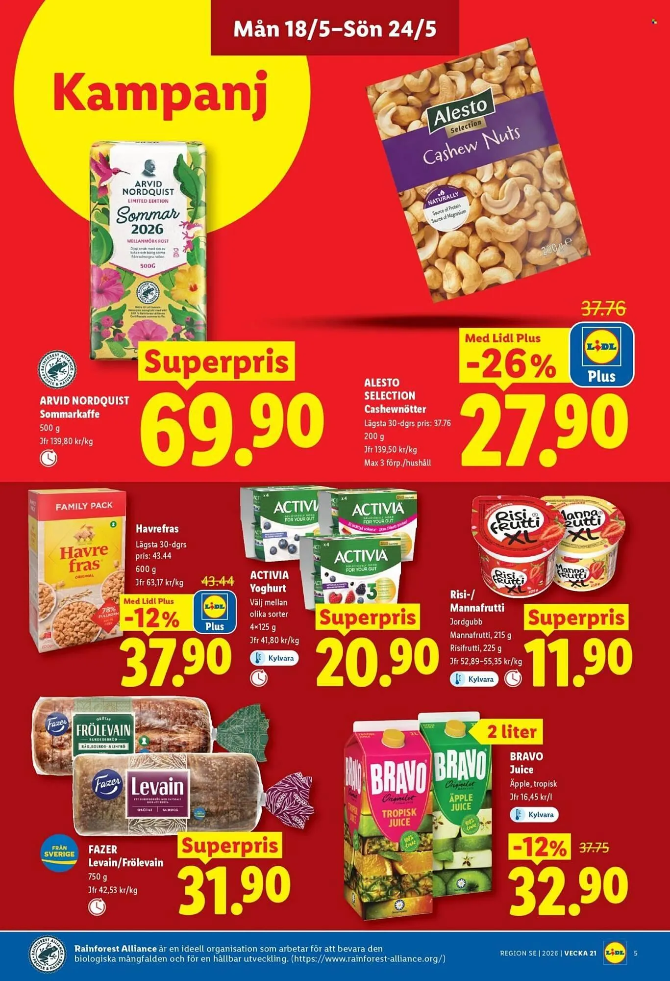 Lidl reklamblad från 18 maj till 24 maj 2026 - Reklamblad sidor 5