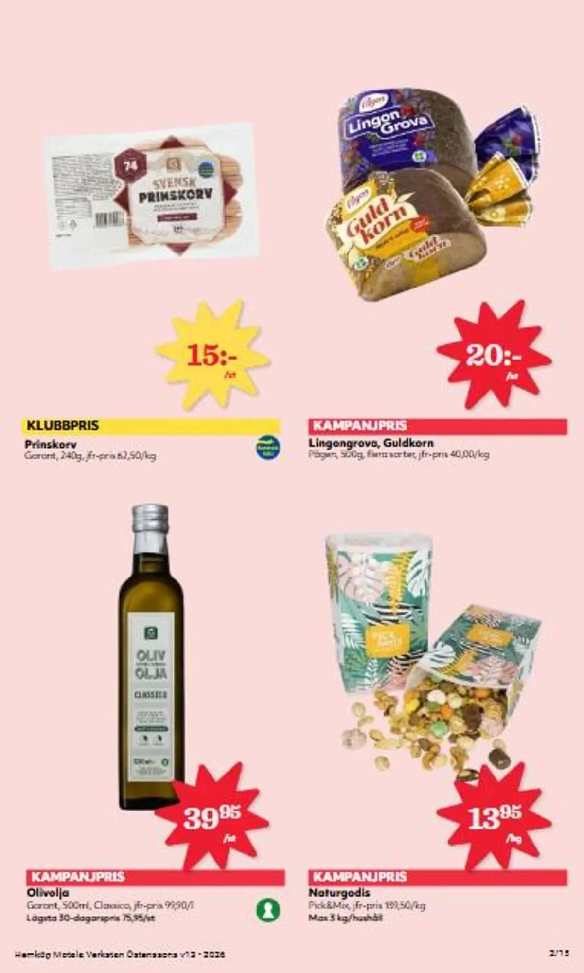 Hemköp reklamblad från 23 mars till 29 mars 2026 - Reklamblad sidor 2