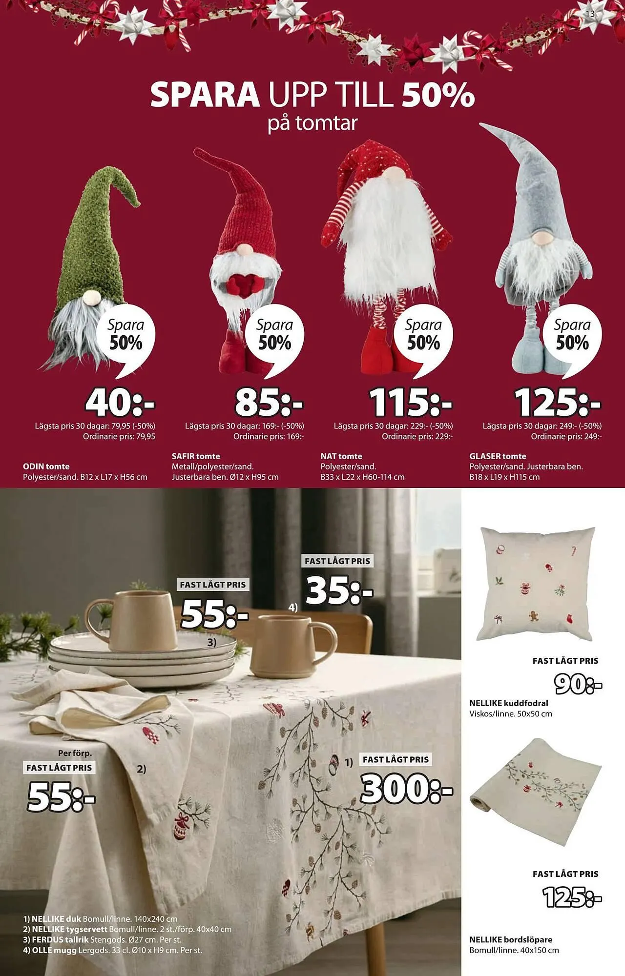 JYSK reklamblad från 3 november till 16 november 2025 - Reklamblad sidor 13