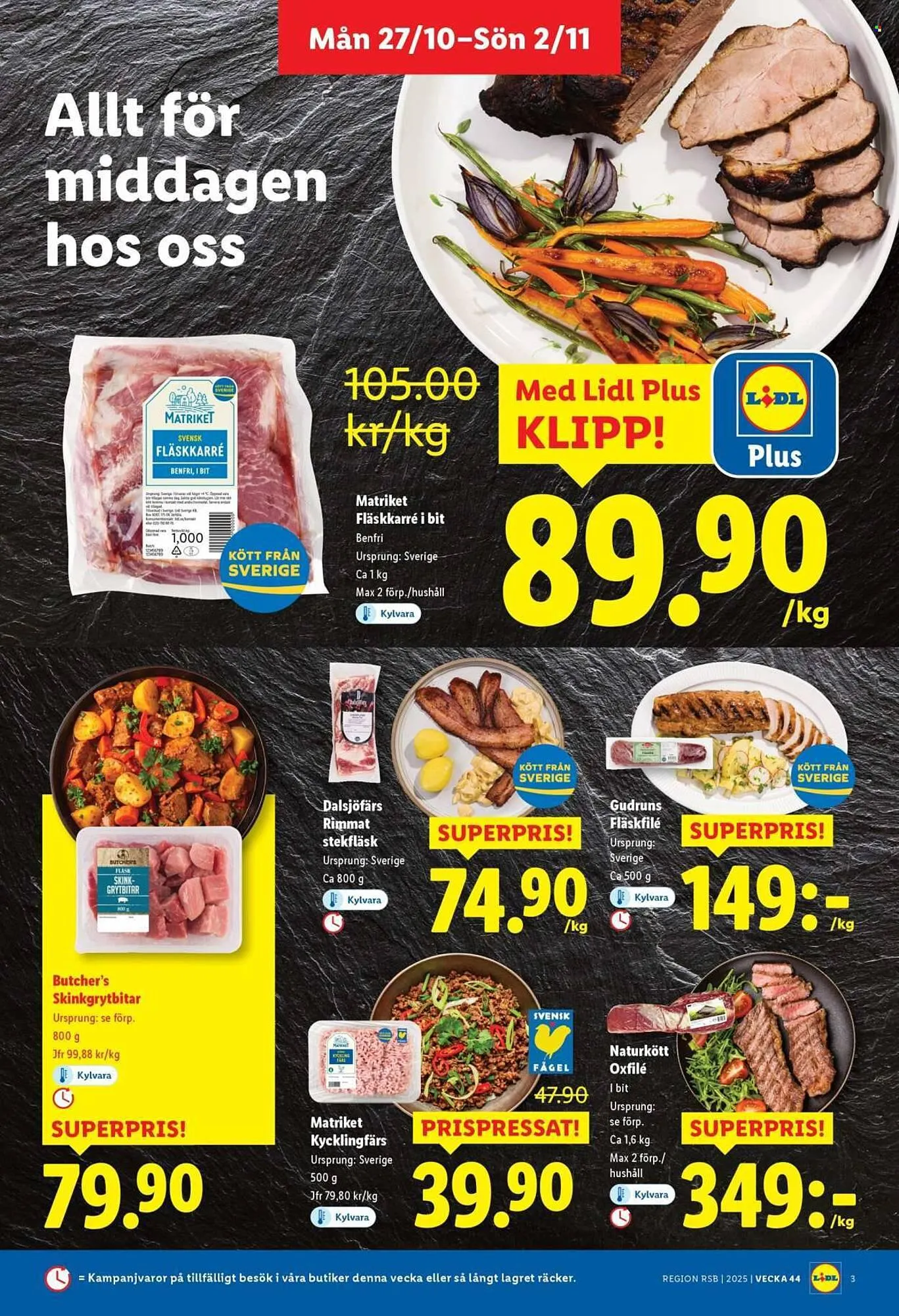 Lidl reklamblad från 27 oktober till 2 november 2025 - Reklamblad sidor 3