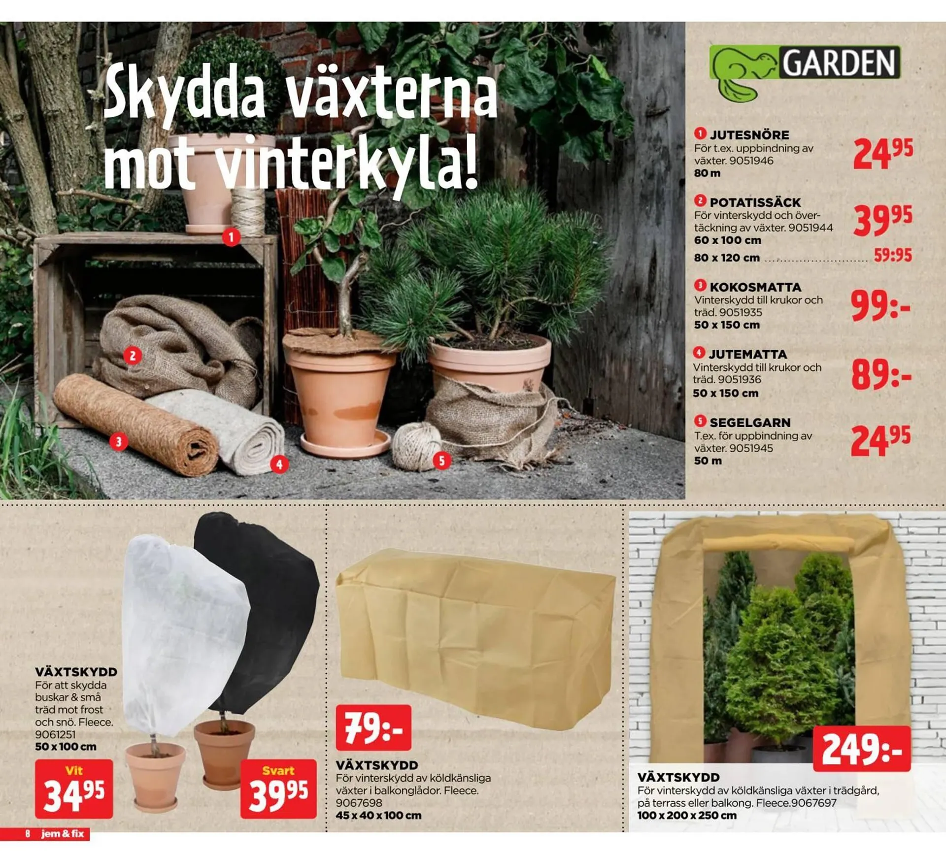 Jem&Fix reklamblad från 6 oktober till 20 oktober 2025 - Reklamblad sidor 8
