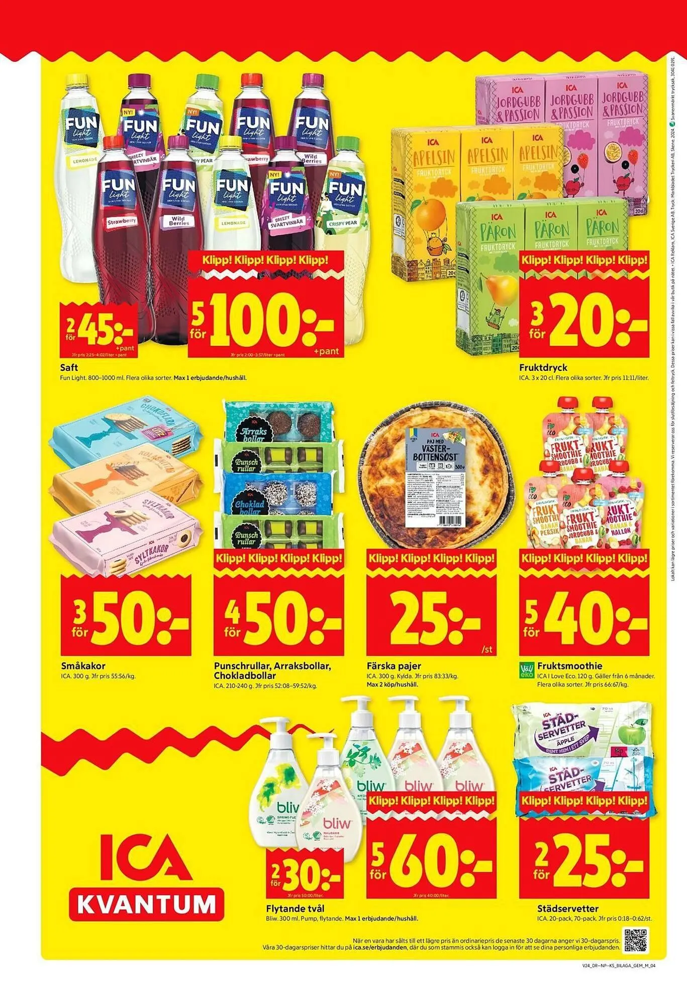 ICA Kvantum reklamblad från 9 juni till 22 juni 2025 - Reklamblad sidor 4