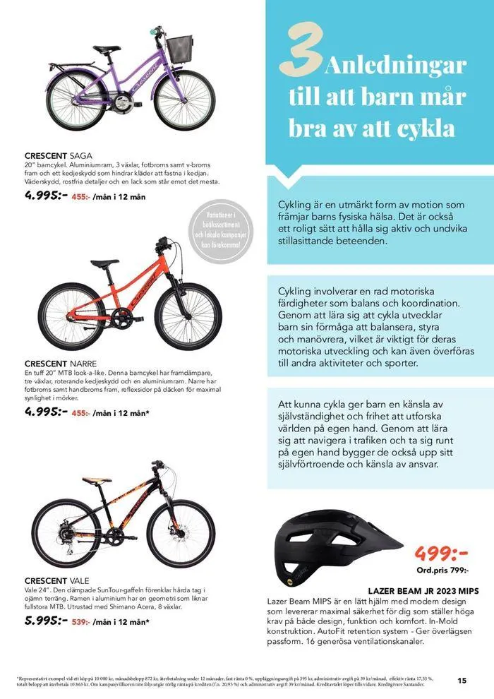 Tvåhjulsmästarna var /sommar 2024 ! från 16 maj till 25 juni 2024 - Reklamblad sidor 15